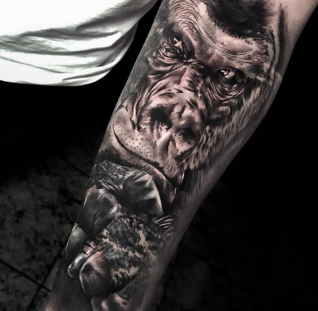 Gorilla Tattoo Ideas 4