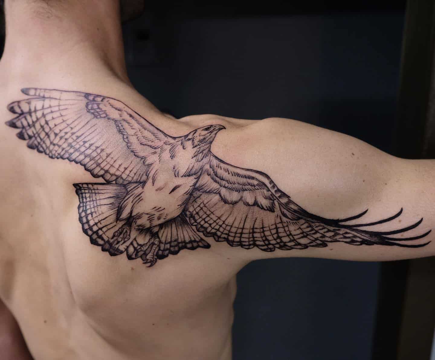 Hawk Tattoo Ideas 4