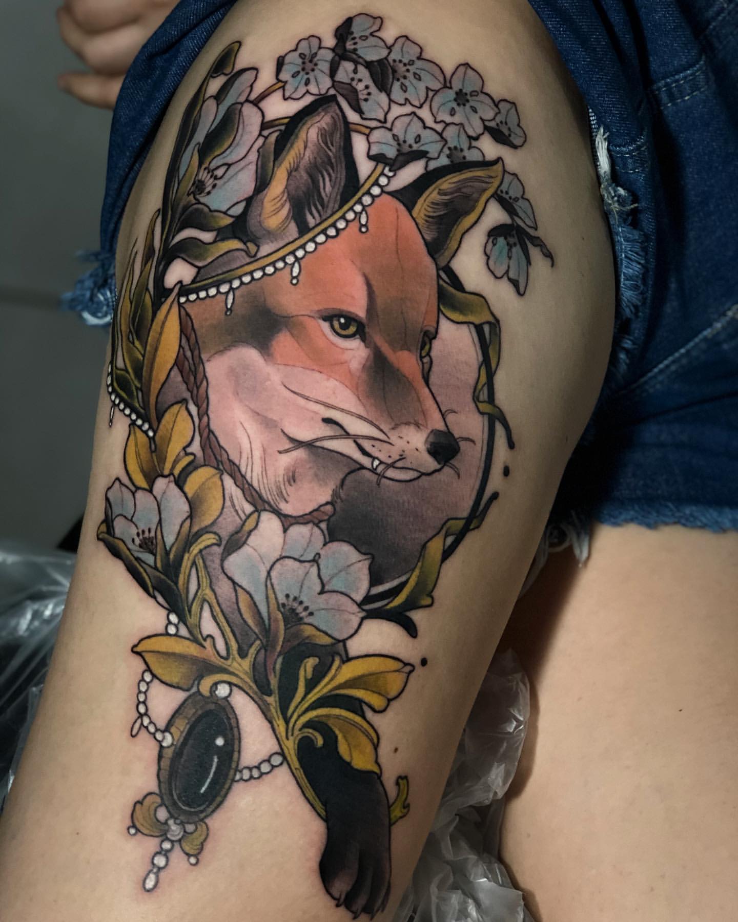 Fox Tattoo Ideas 13