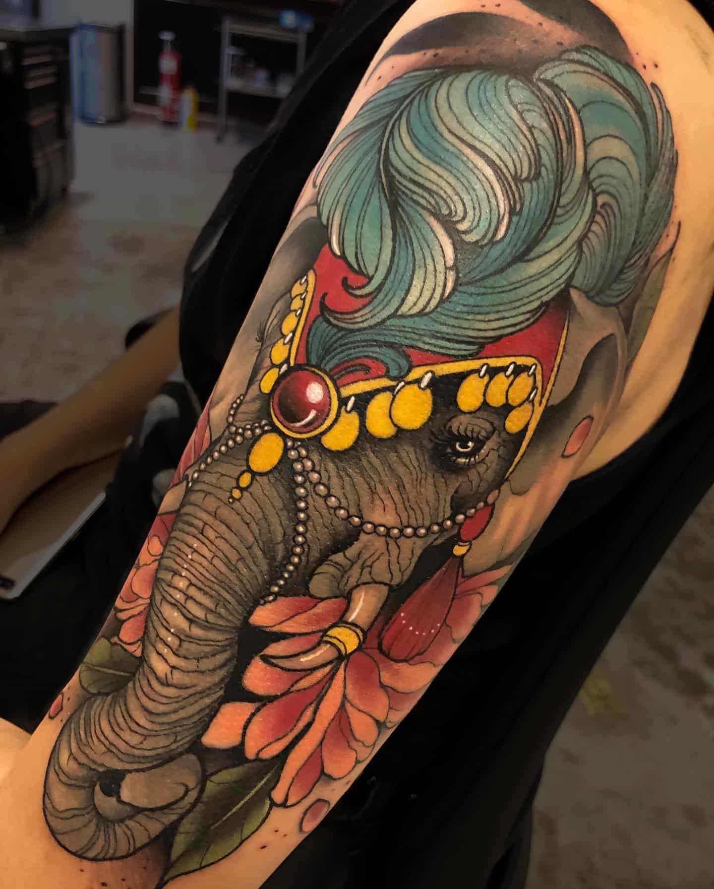 Elephant Tattoo Ideas 14