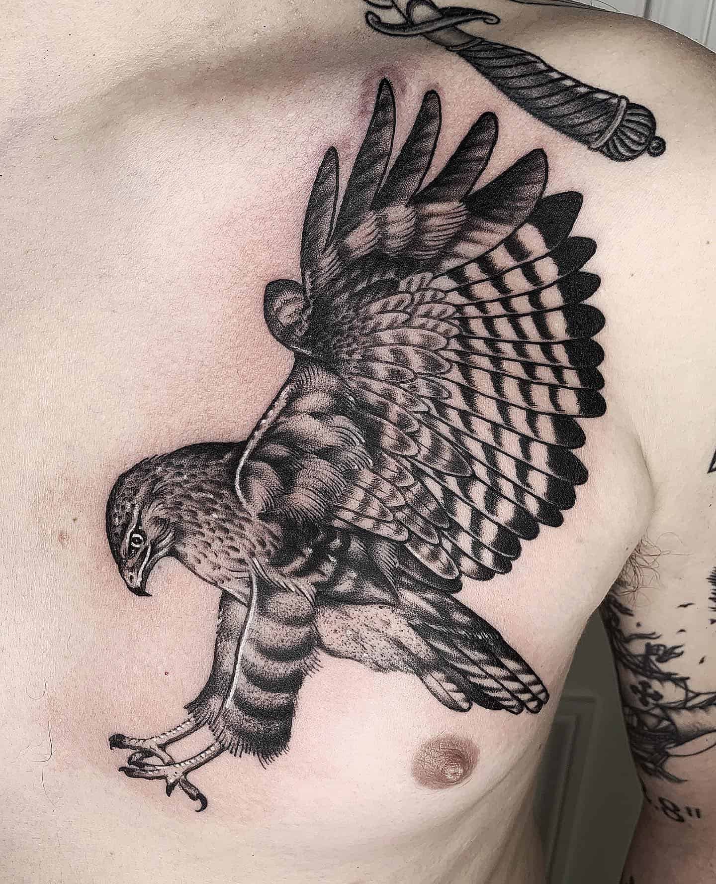 Hawk Tattoo Ideas 14