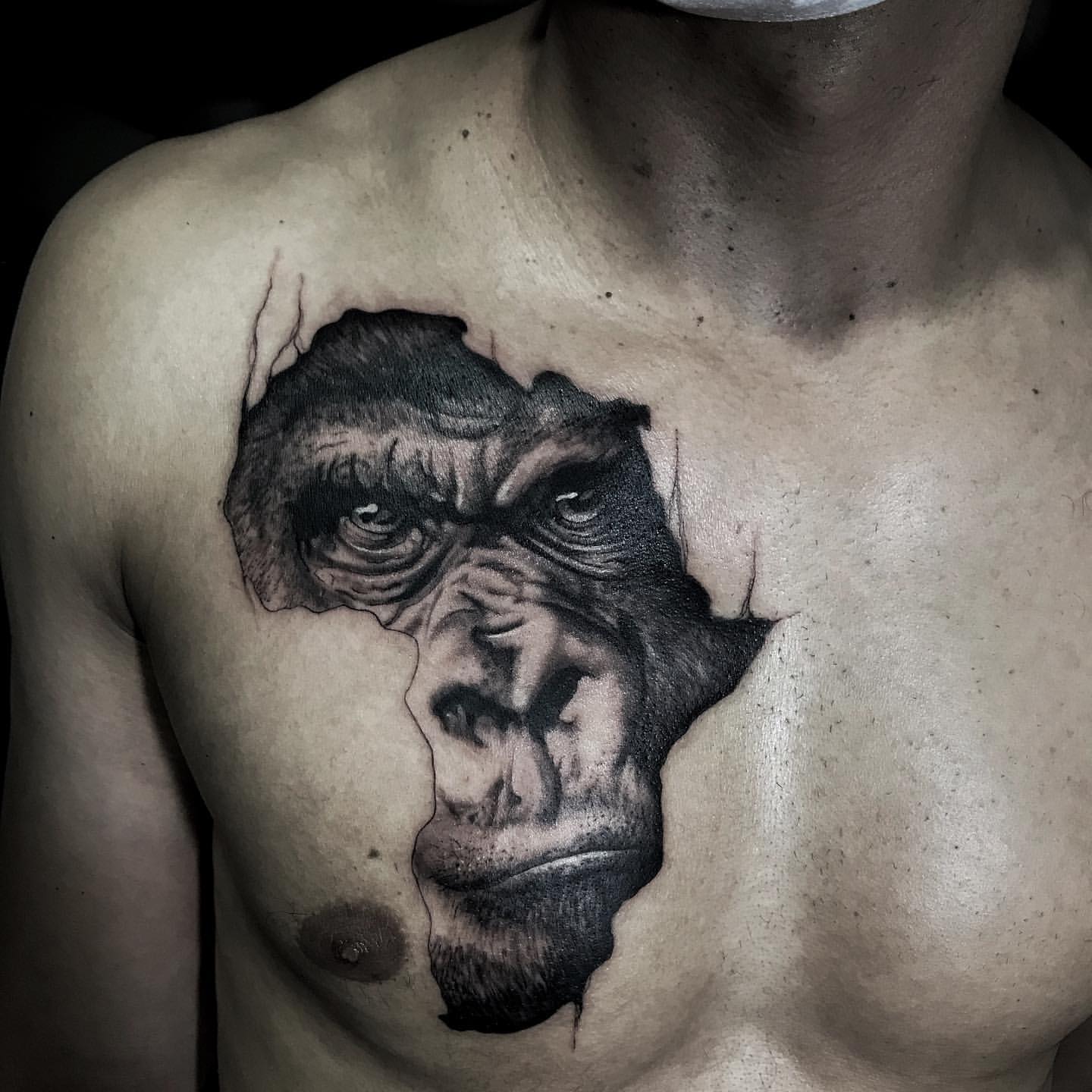 Gorilla Tattoo Ideas 9