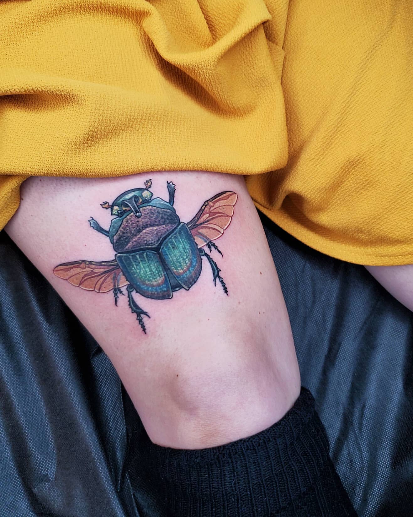Scarab/Beetle Tattoo Ideas 9