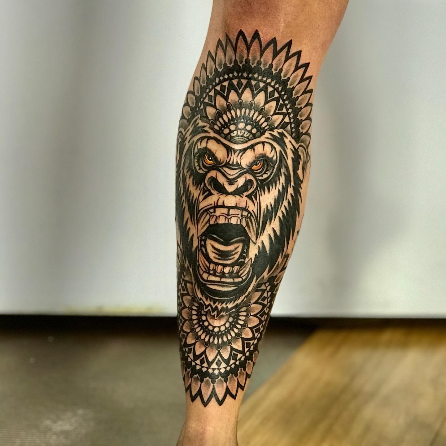 Gorilla Tattoo Ideas 17
