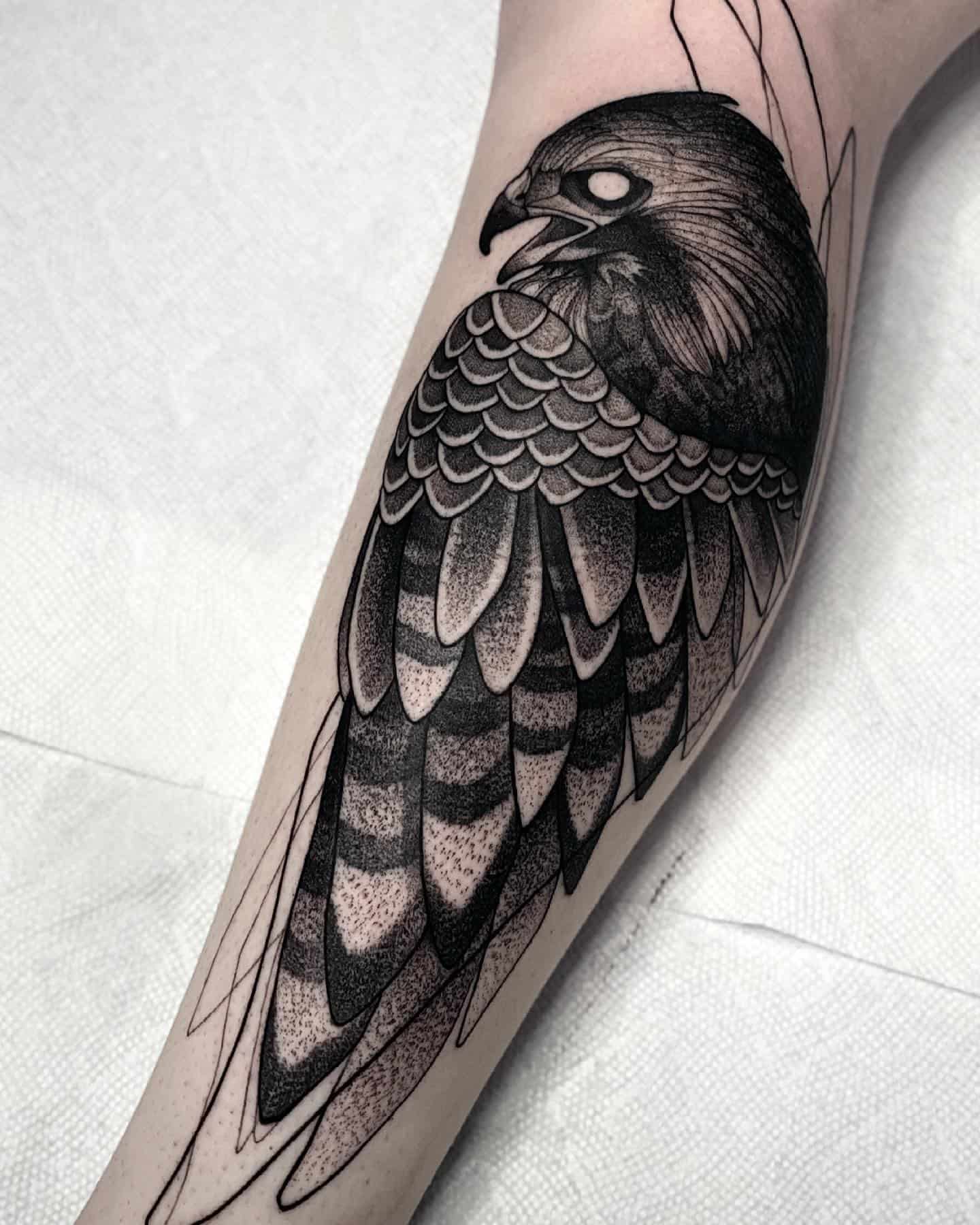 Hawk Tattoo Ideas 27