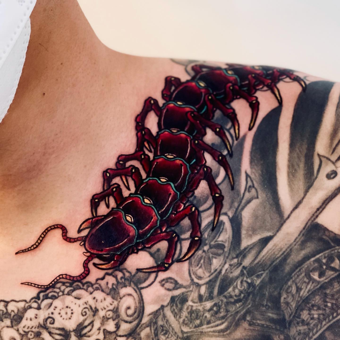 Centipede Tattoo Ideas 7