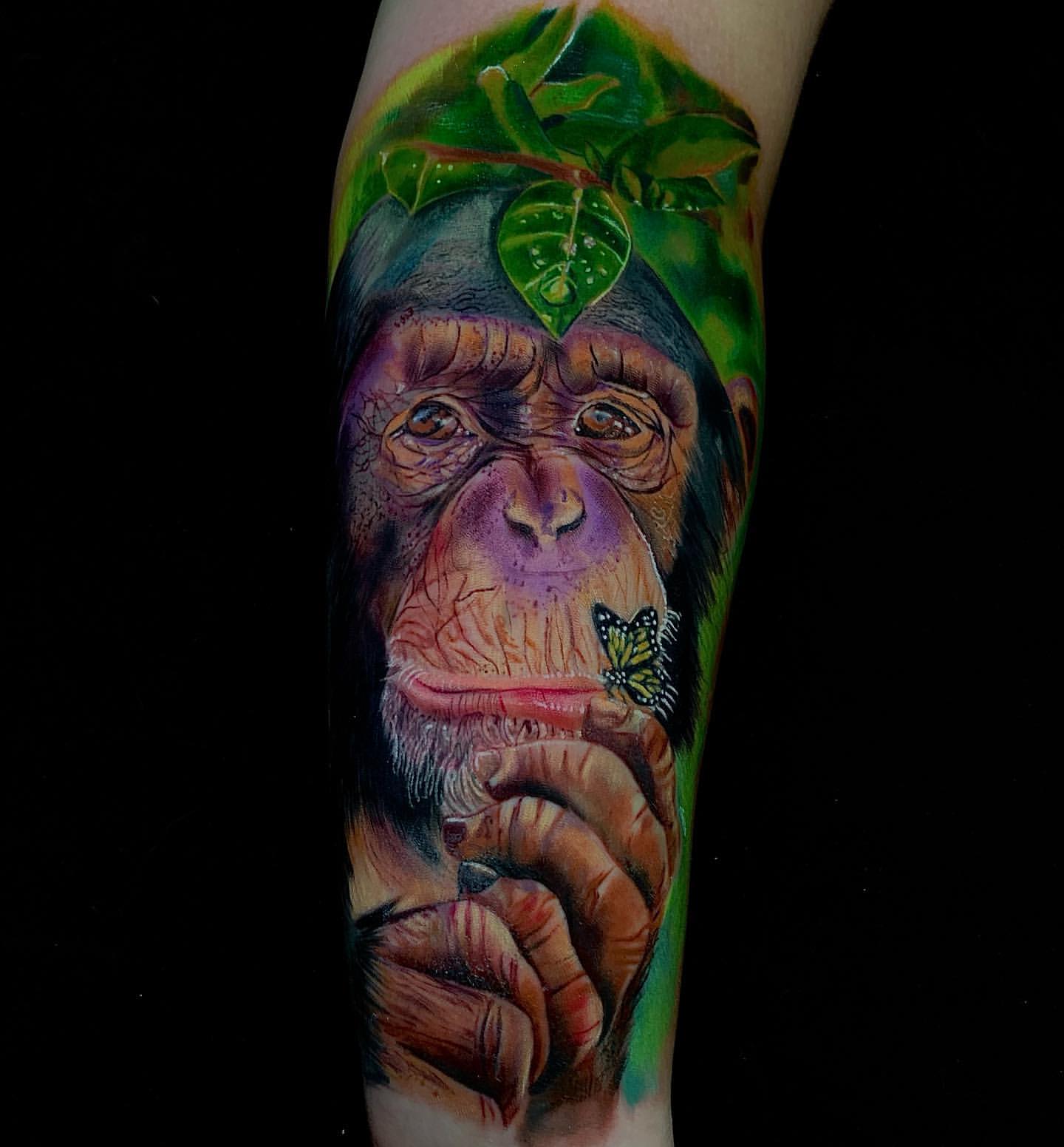 Gorilla Tattoo Ideas 25