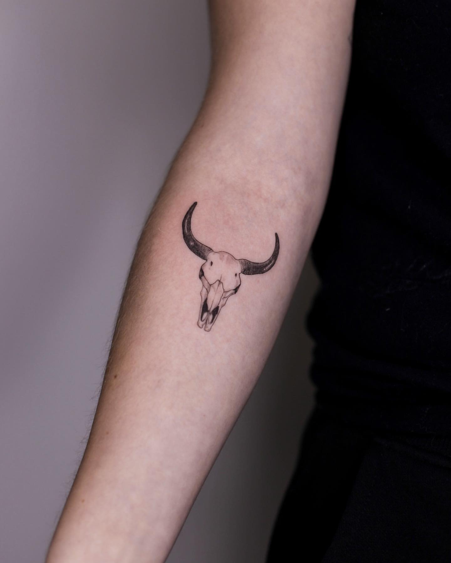Bull Skull Tattoo Ideas 4