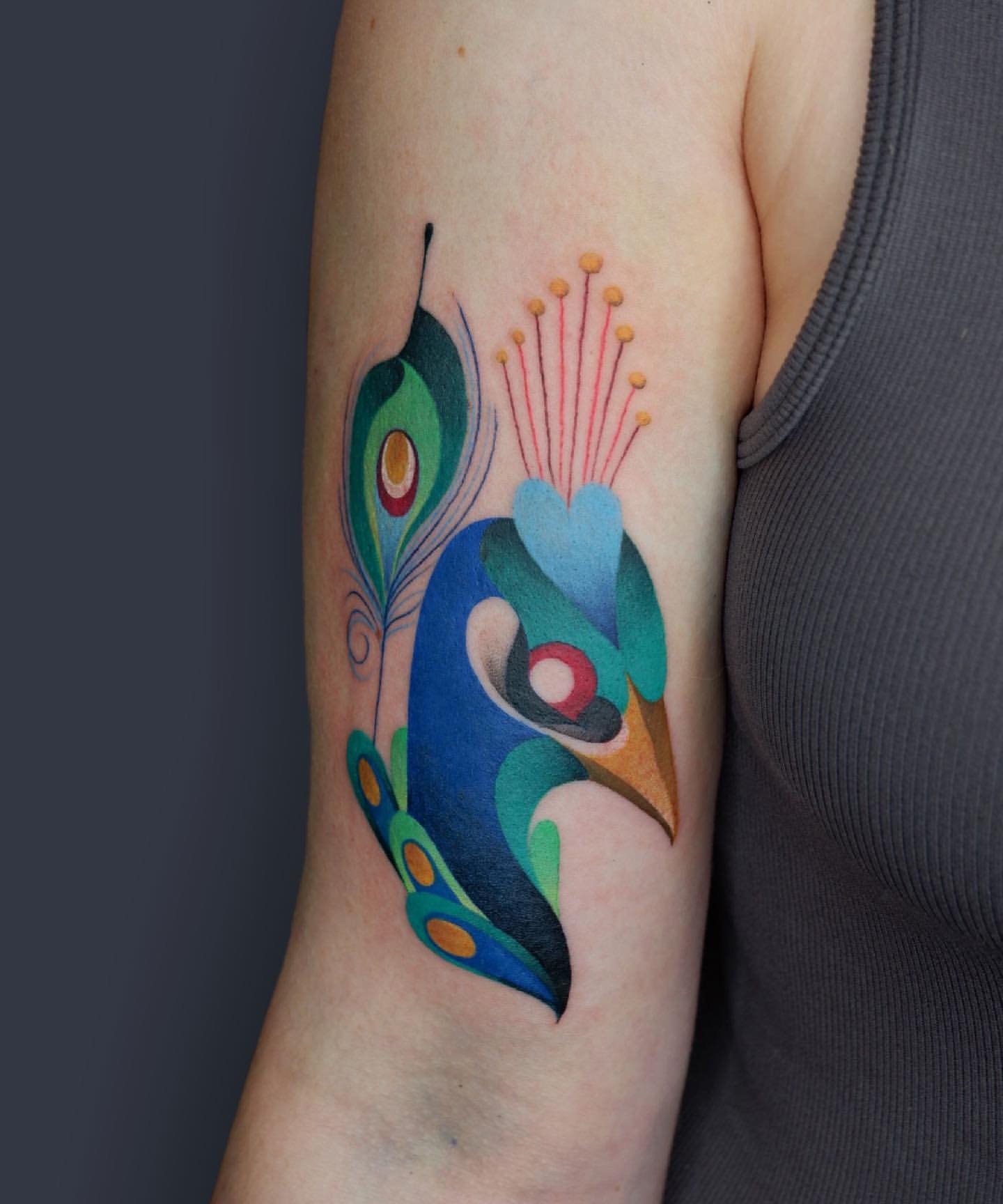 70+ Best Peacock Feather Tattoo On Hand Designs - 91tattoos
