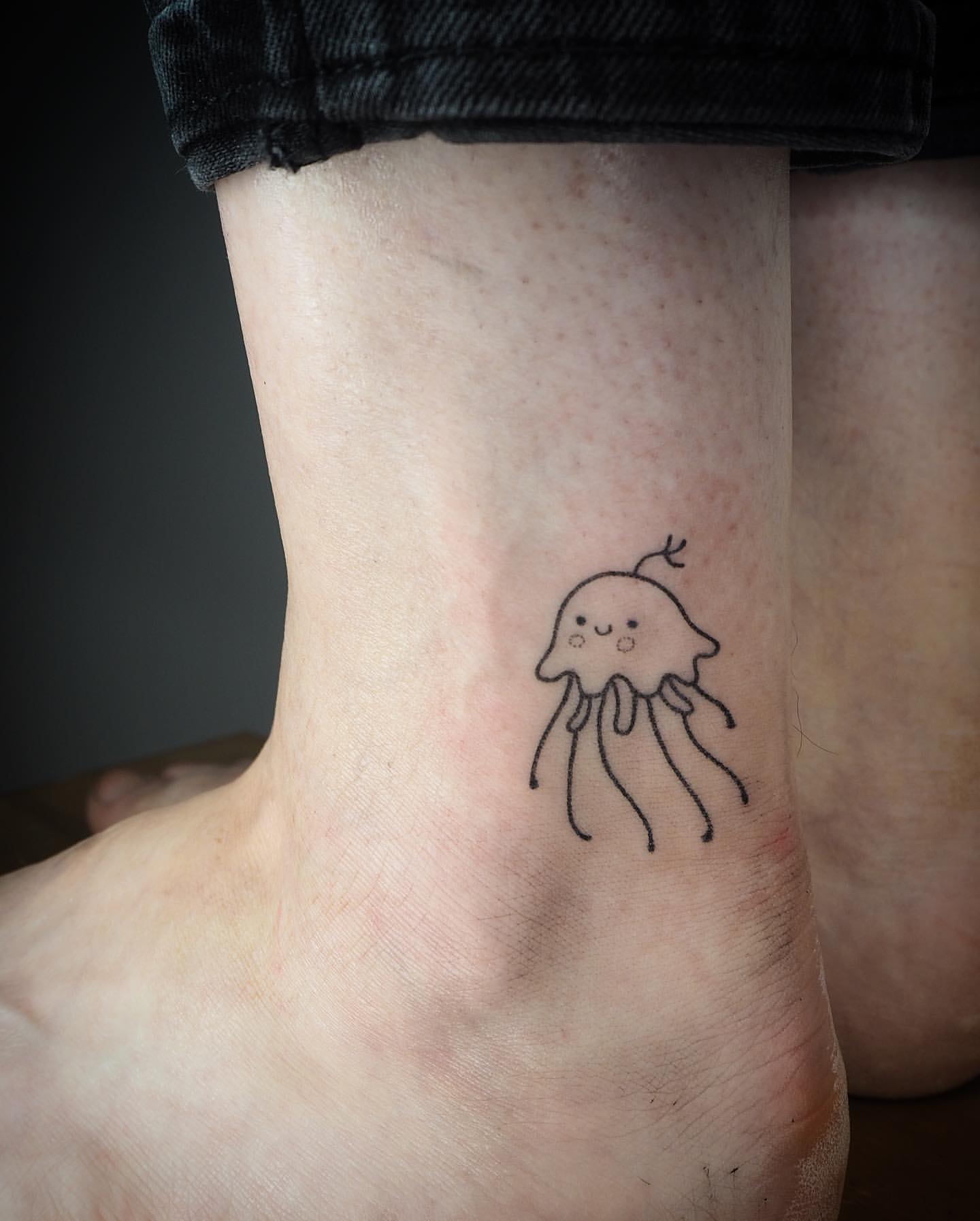 Delicate Jellyfish Tattoo Idea
