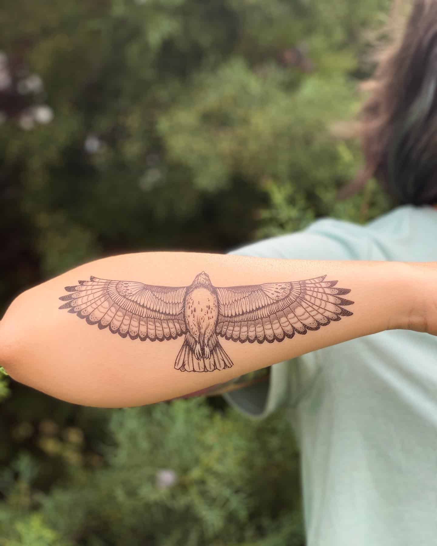 Hawk Tattoo Ideas 35