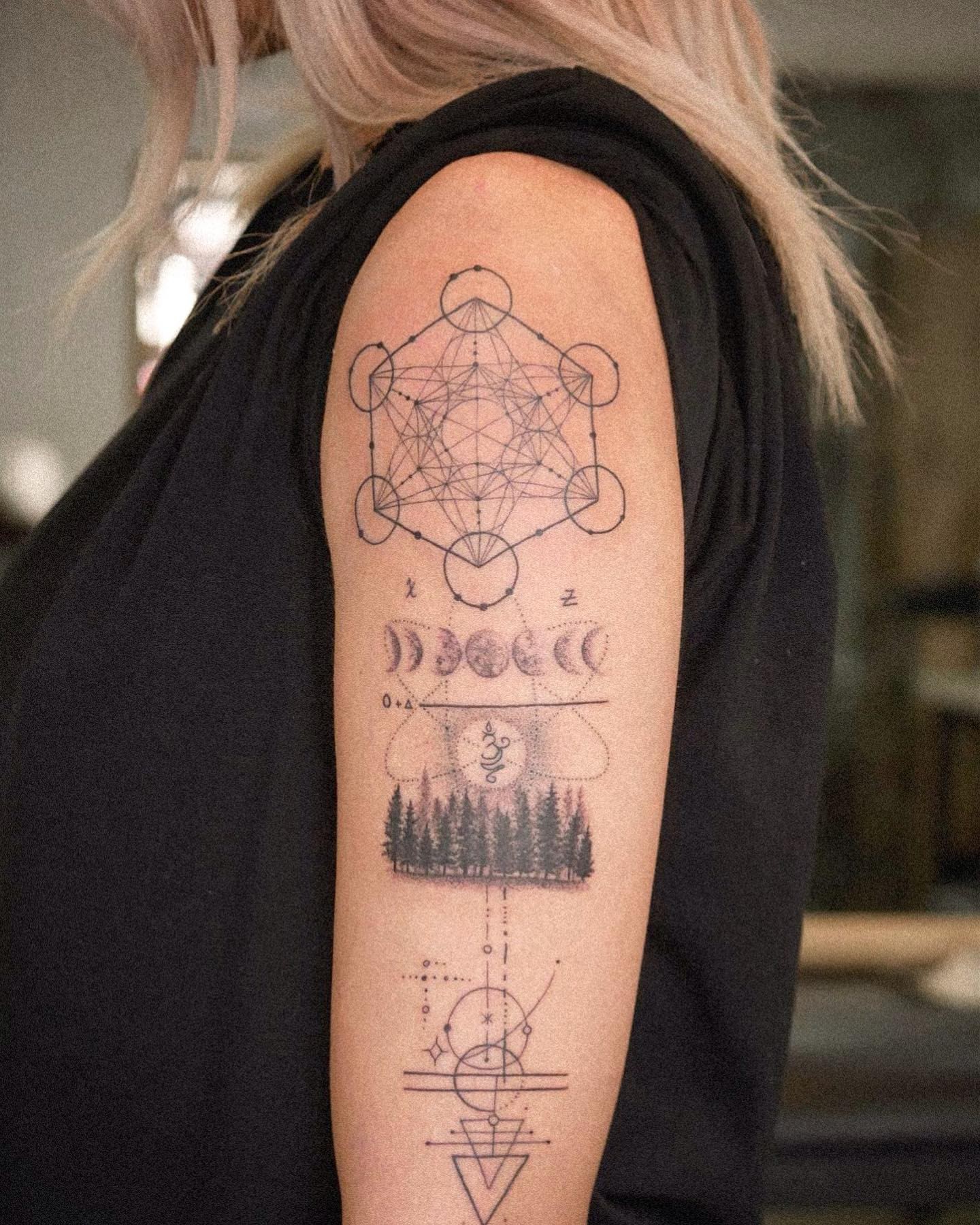 Tattoo House  A simple geometric tattoo on his forearm  Facebook