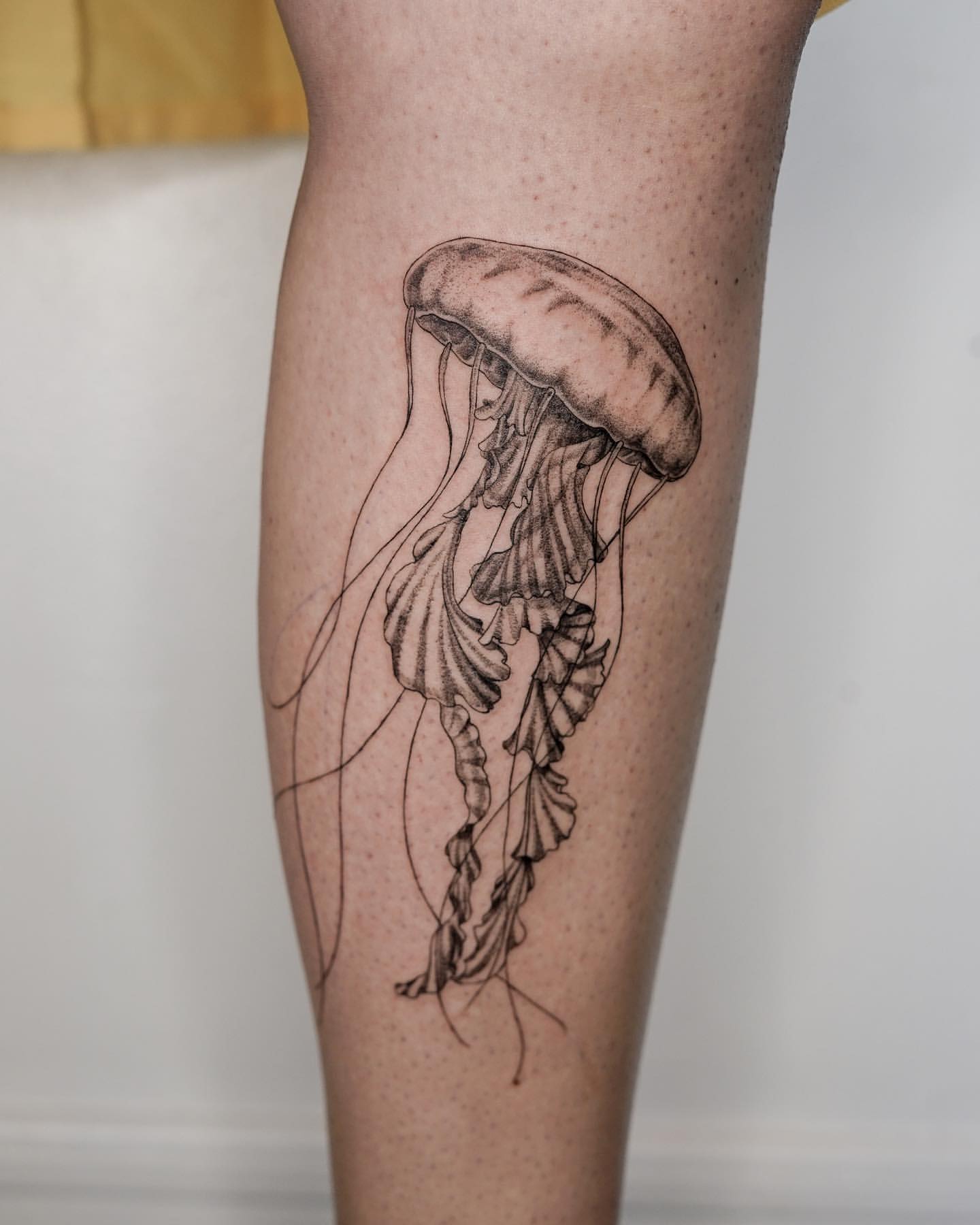 Watercolor Jellyfish tattoo by Haylo by Haylo: TattooNOW