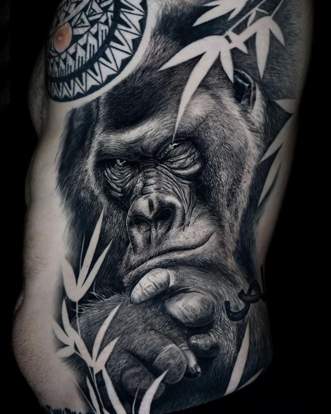 Gorilla Tattoo Ideas 21