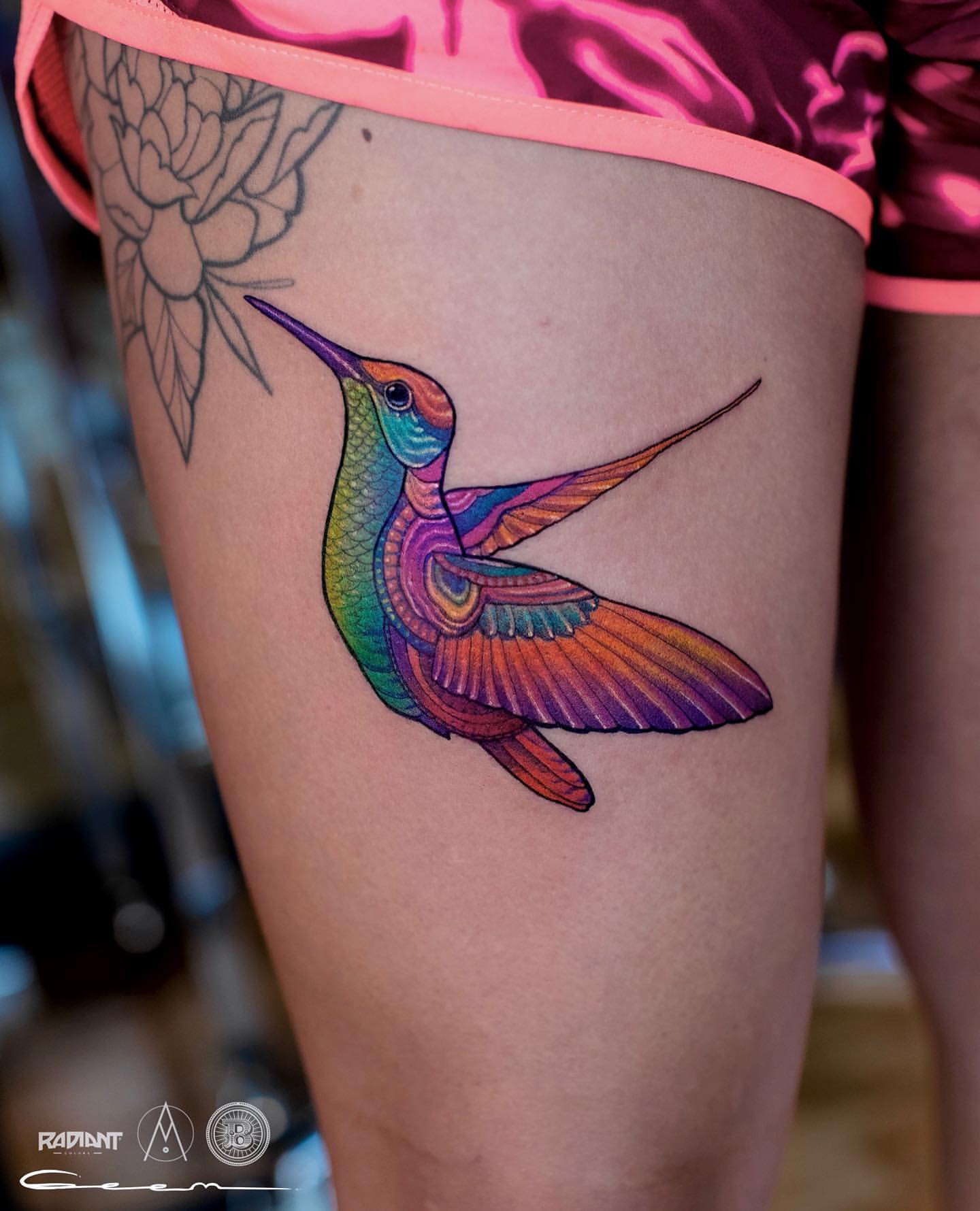 Hummingbird Tattoo Ideas 17