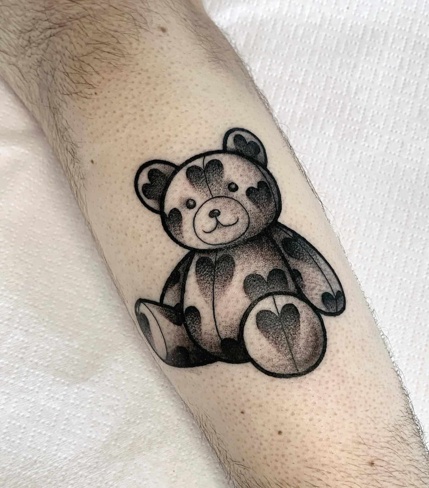 Colorful bear tattoo  Tattoogridnet