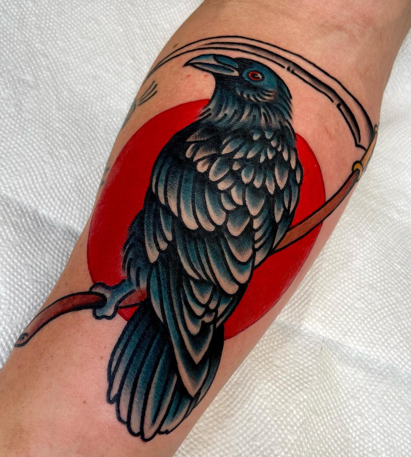 Raven Tattoo Ideas 15