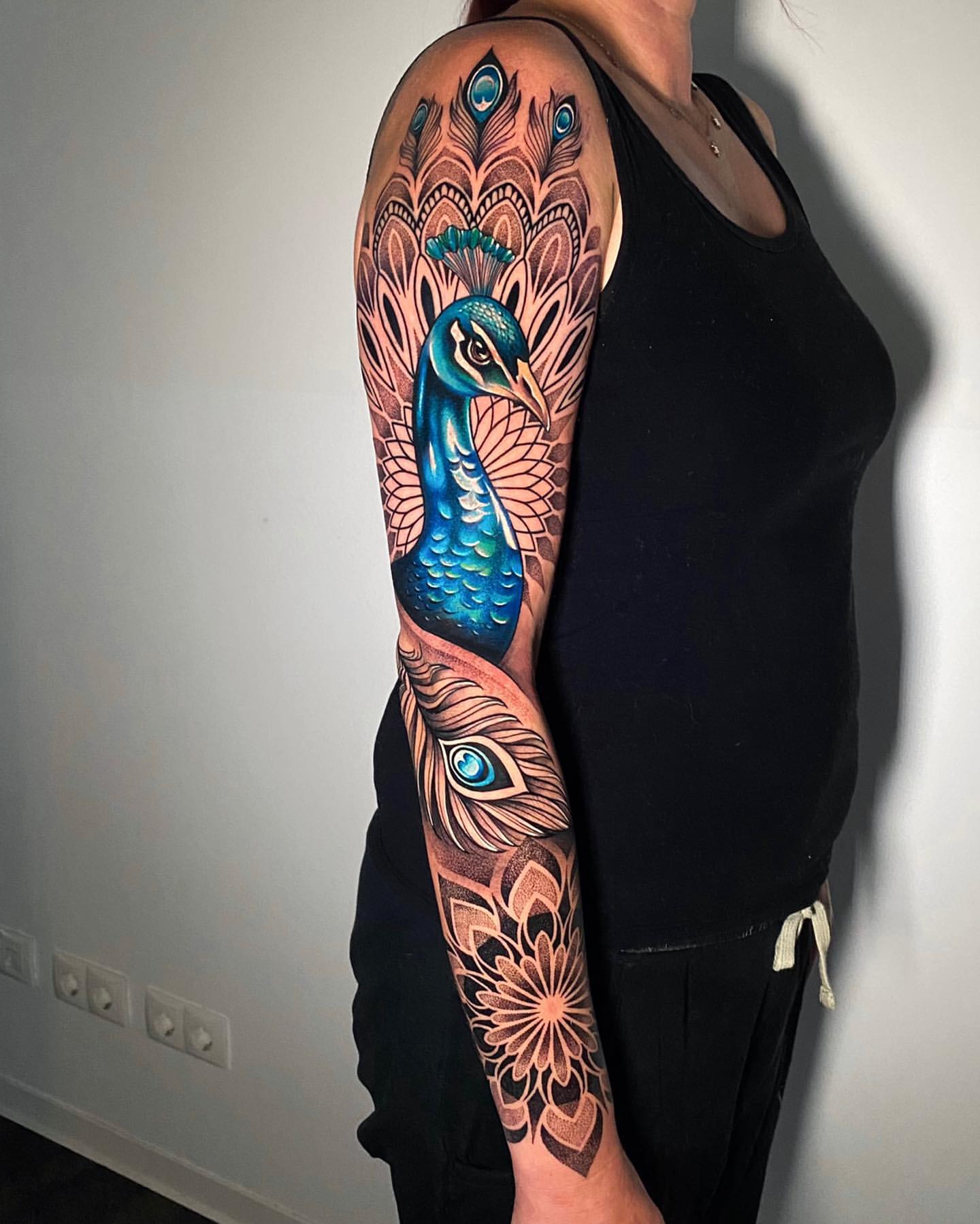 Peacock Tattoo Ideas 26