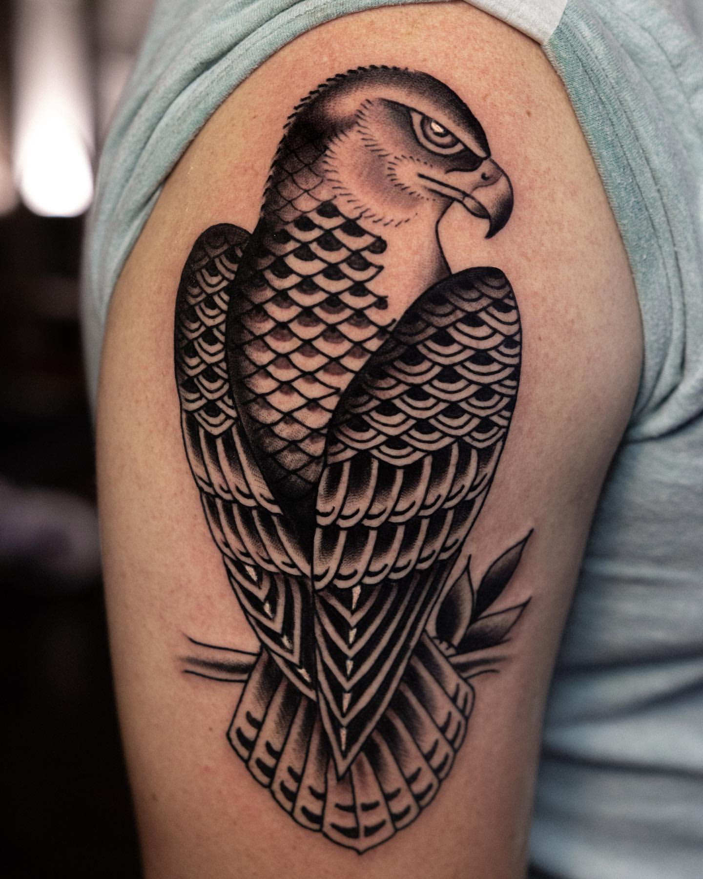Hawk Tattoo Ideas 39