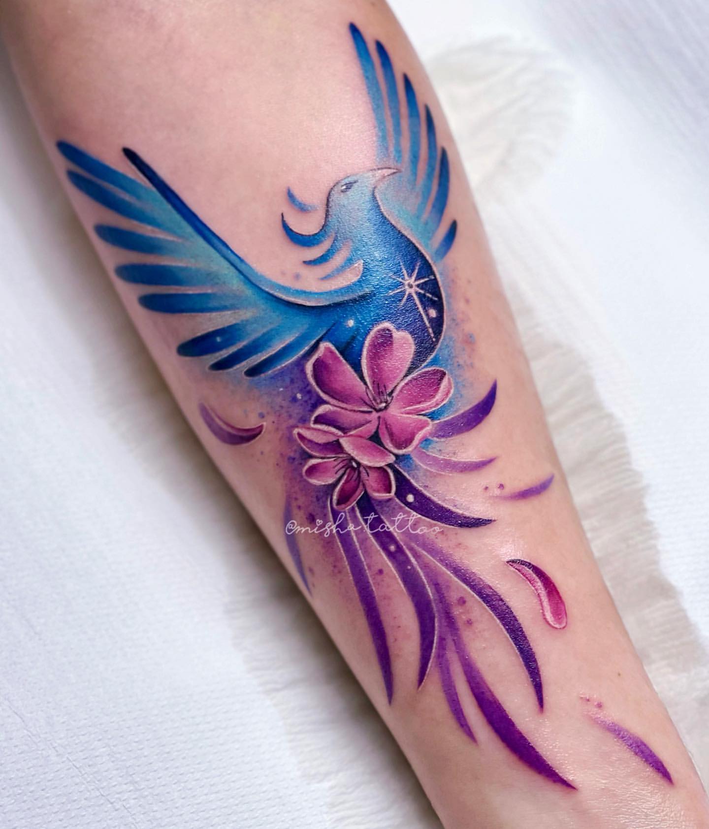 Top more than 83 phoenix bird tattoo on hand super hot  thtantai2