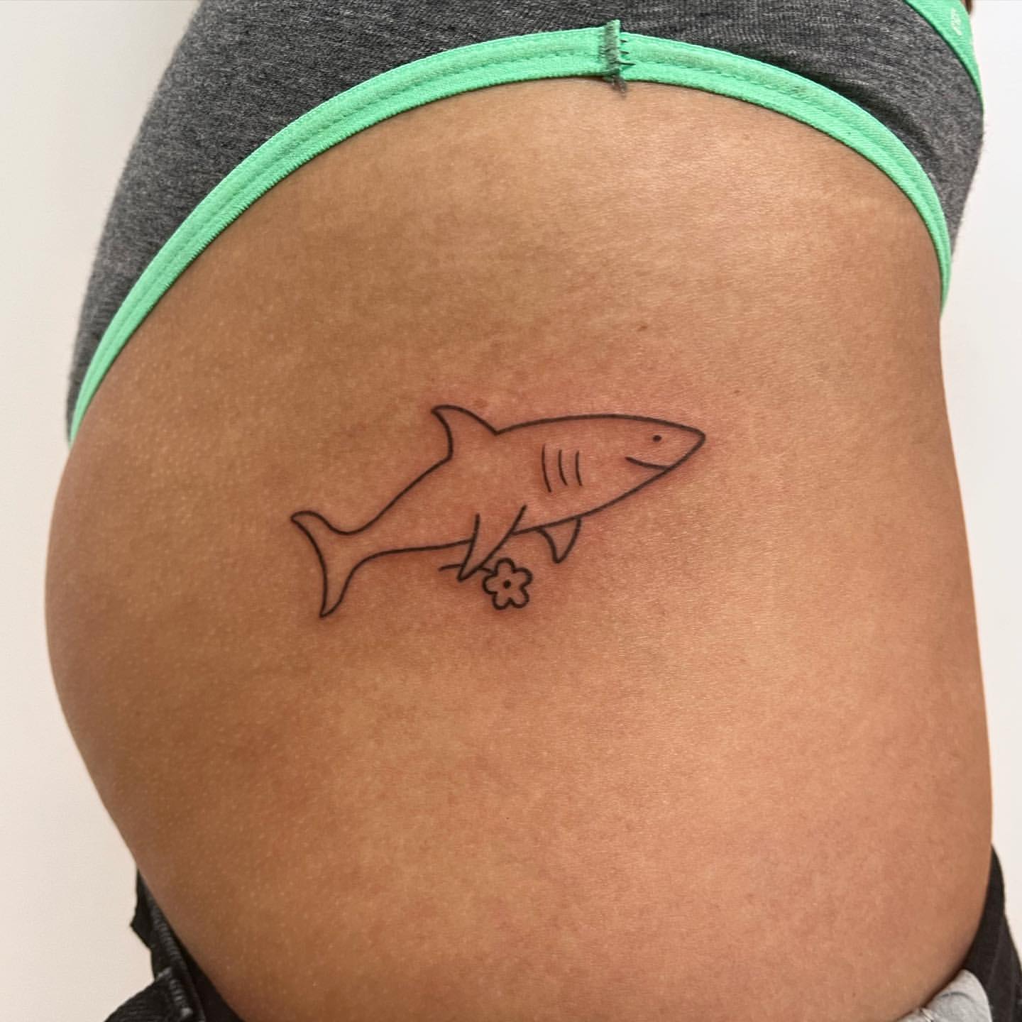 Hammerhead Shark Tattoo drawn in Engraving style. Vector illustration Stock  Vector Image & Art - Alamy