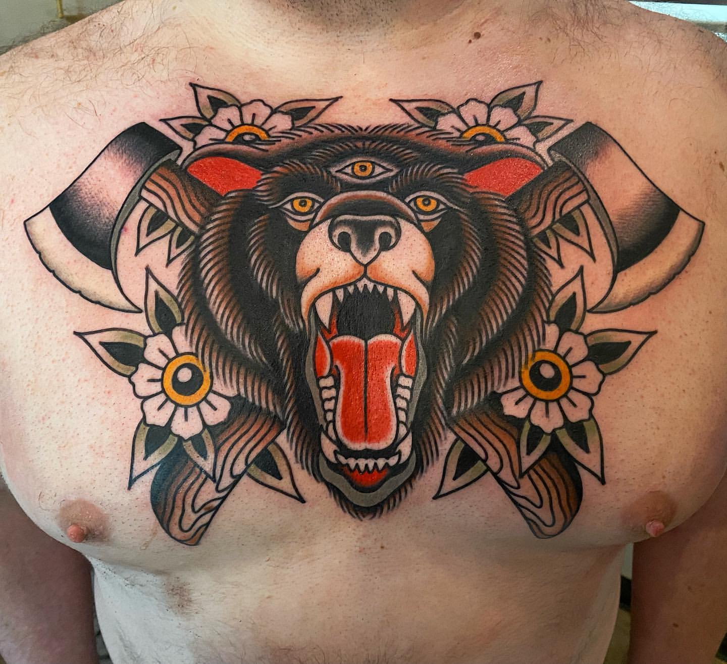 Bear Tattoo Ideas 12