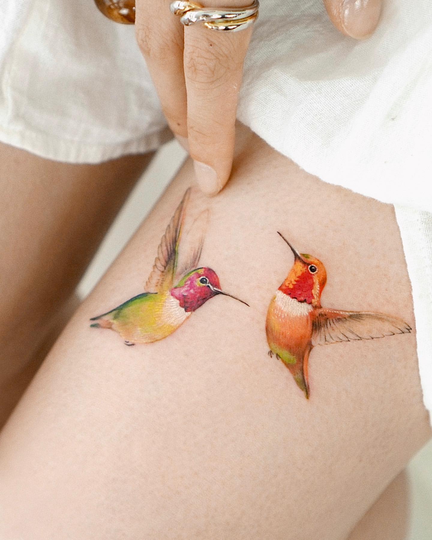 Hummingbird Tattoo Ideas 33