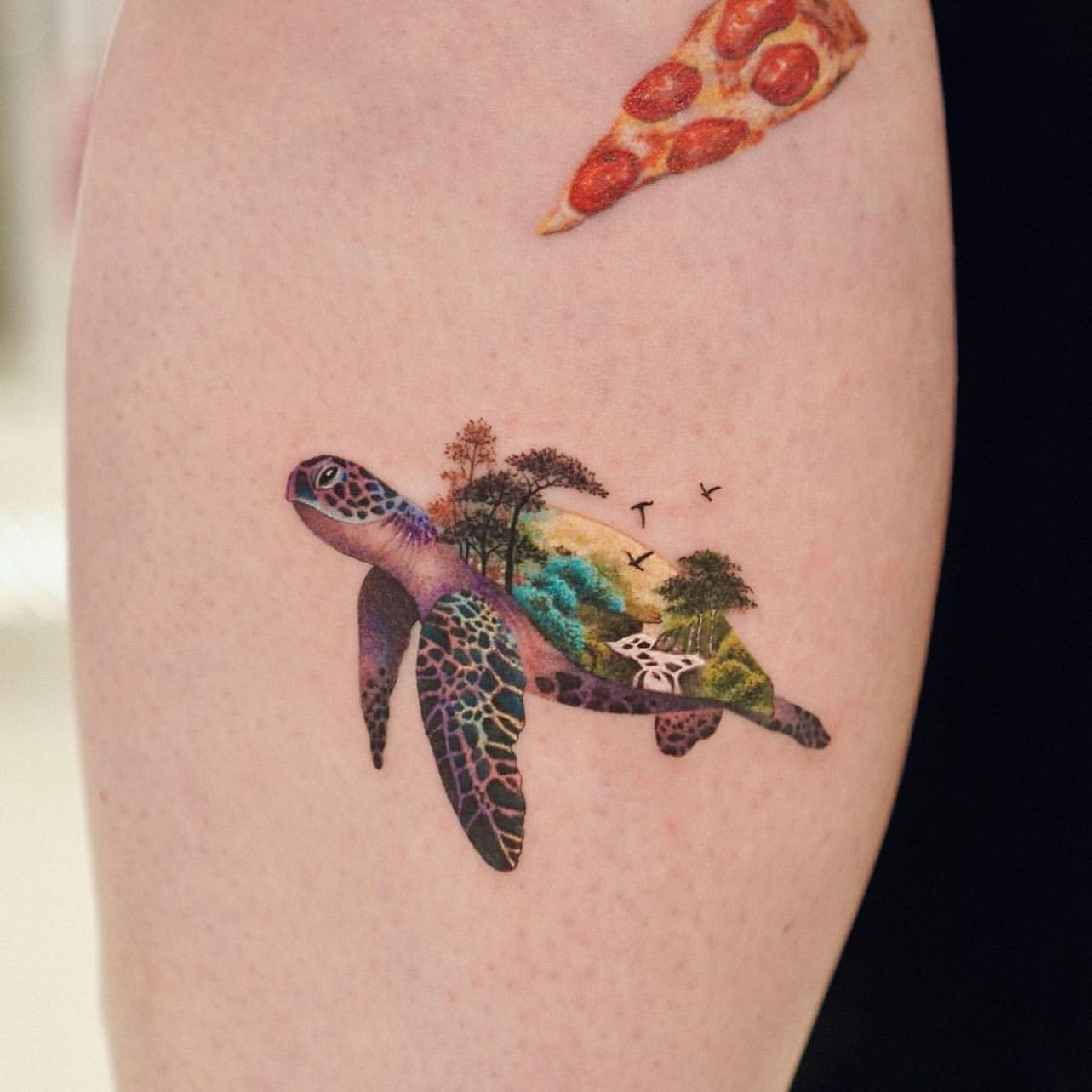 Sea Turtle Tattoo Ideas 14