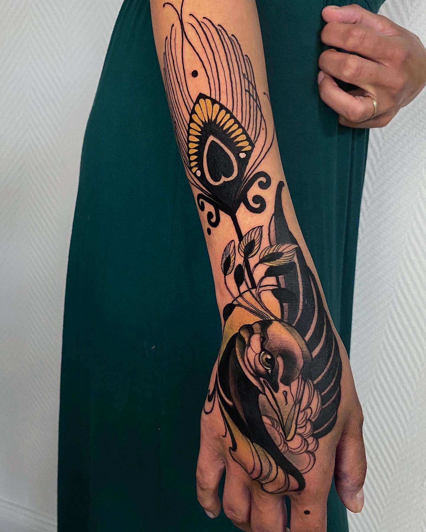 Peacock Tattoo Ideas 35