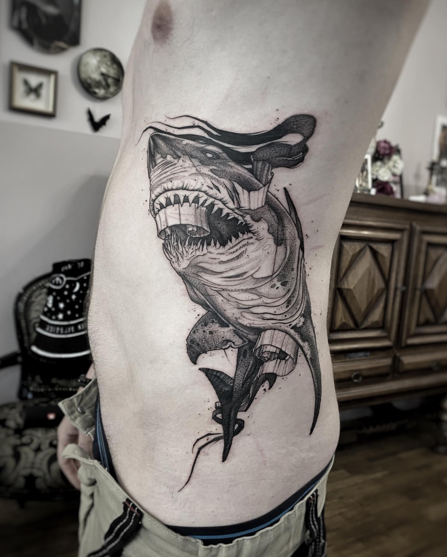 70 Hammerhead Shark Tattoo Designs For Men - Deep Sea Ink Ideas