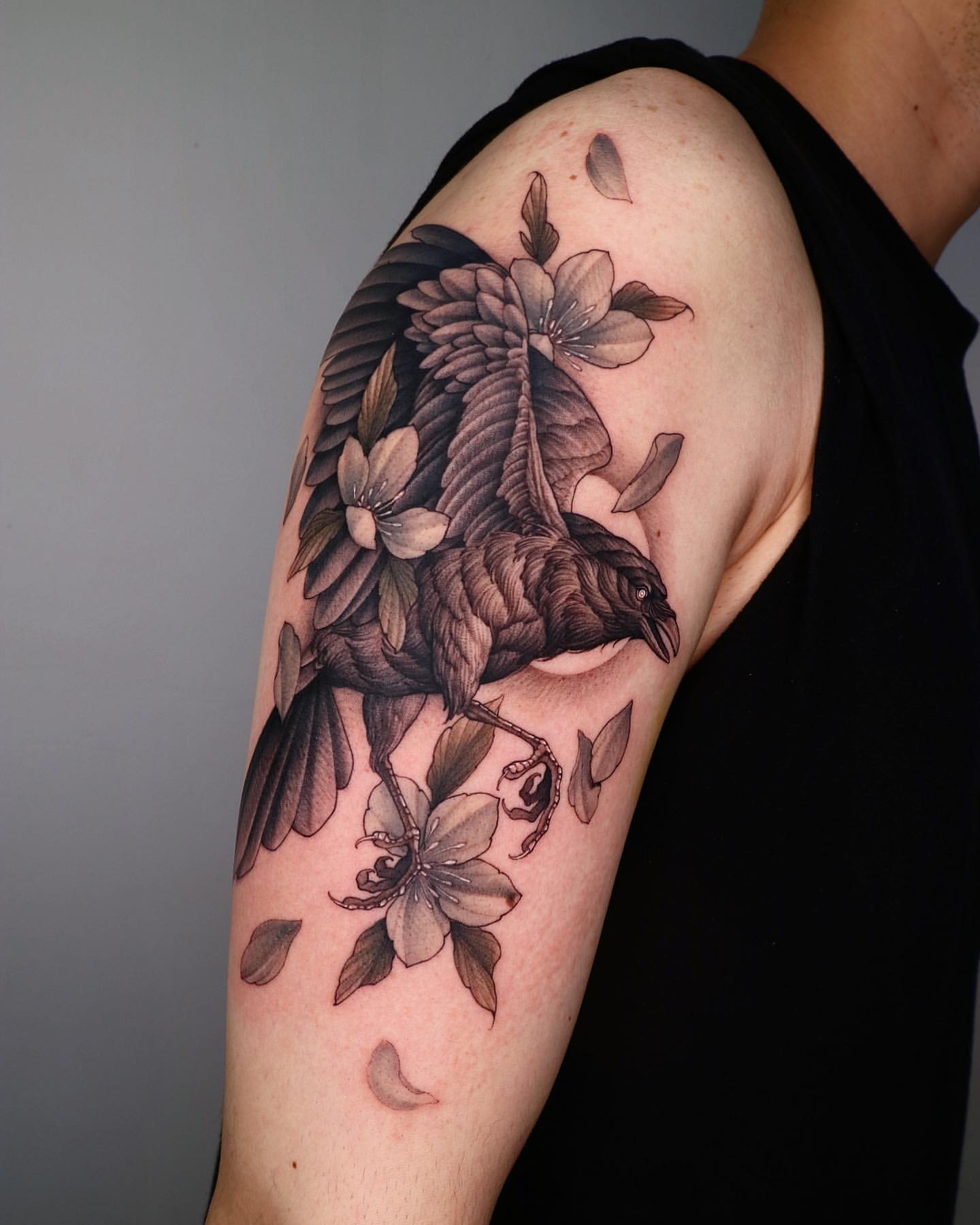 Raven Tattoo Ideas 23
