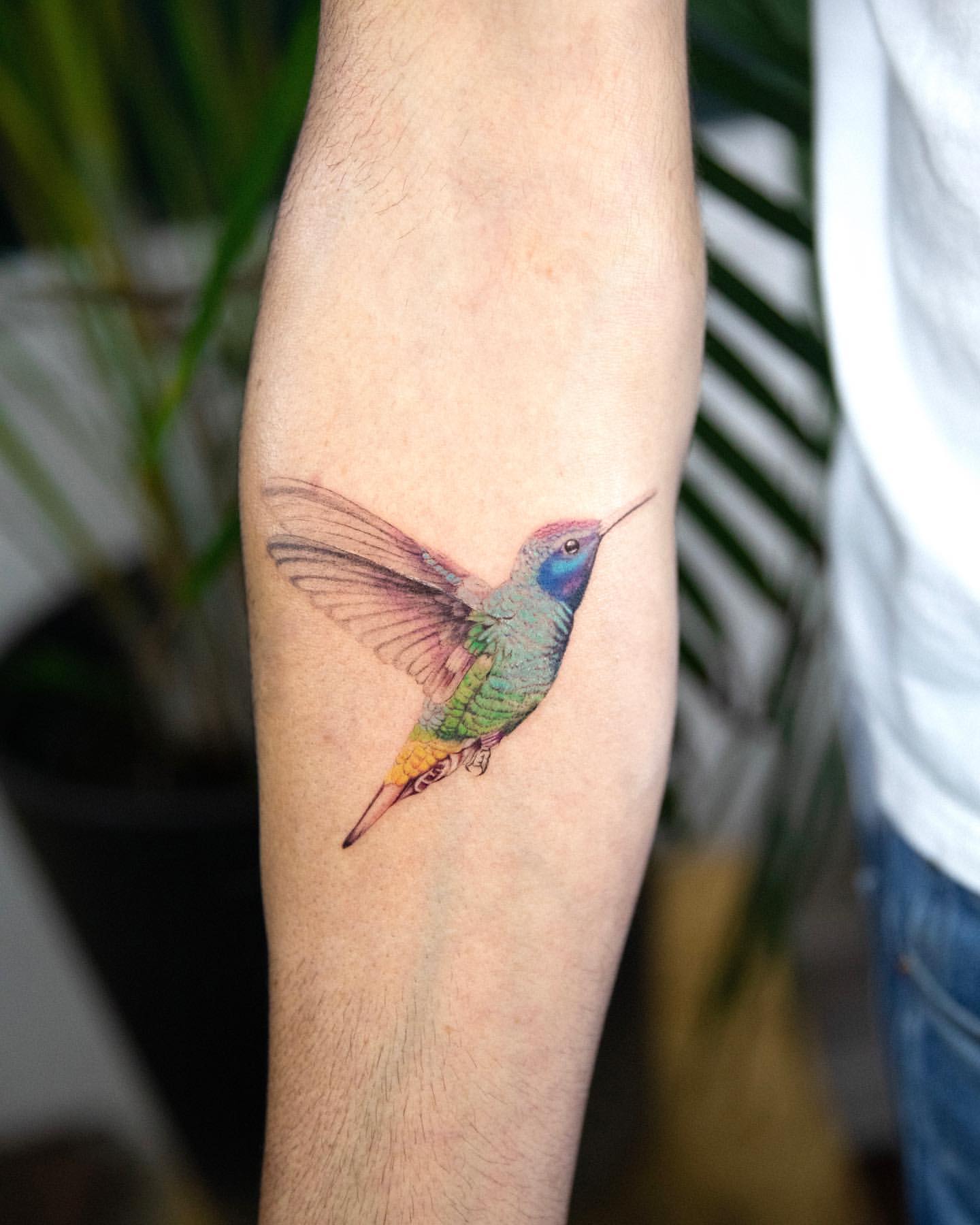 Hummingbird Tattoo Ideas 44