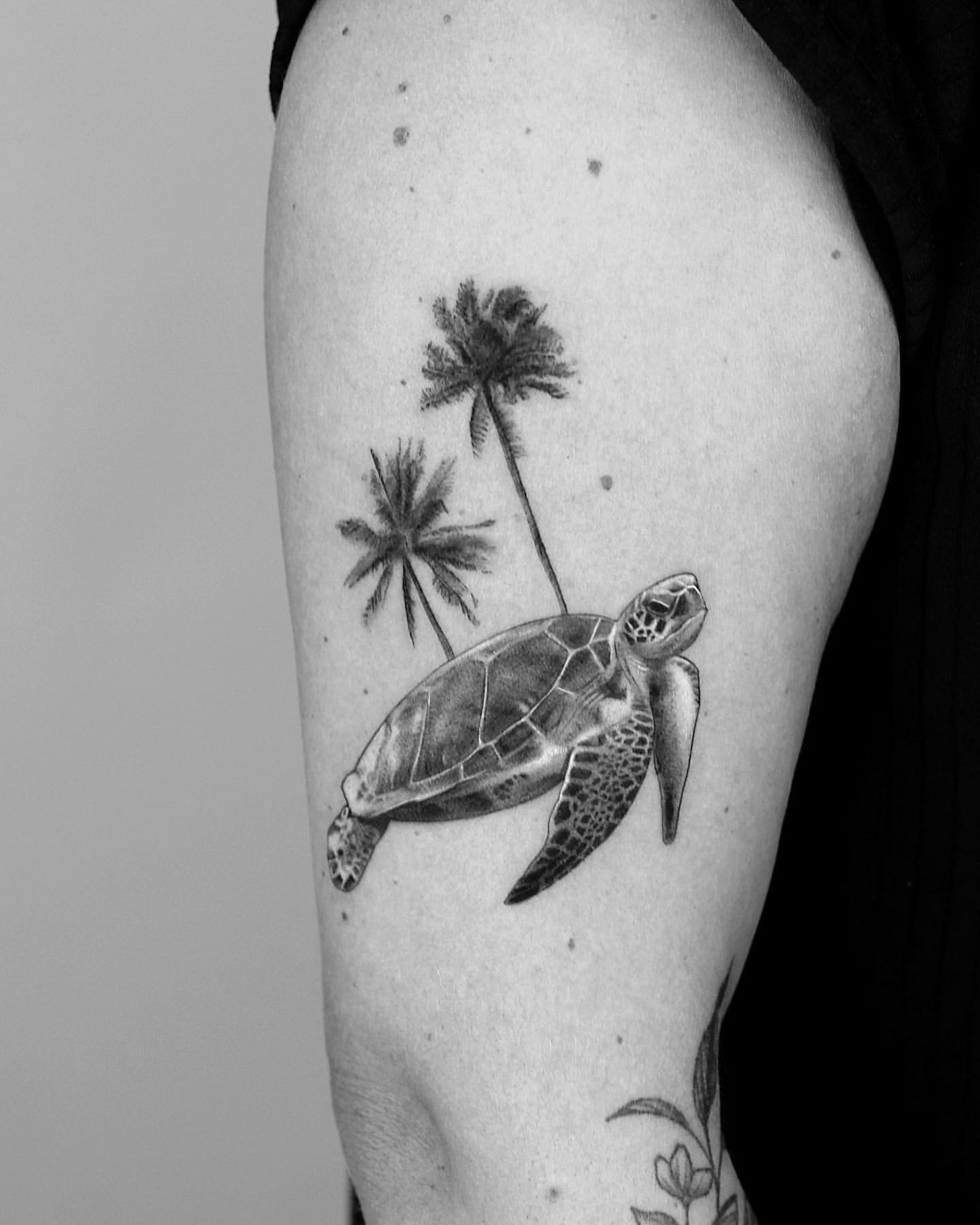 Sea Turtle Tattoo Ideas 27