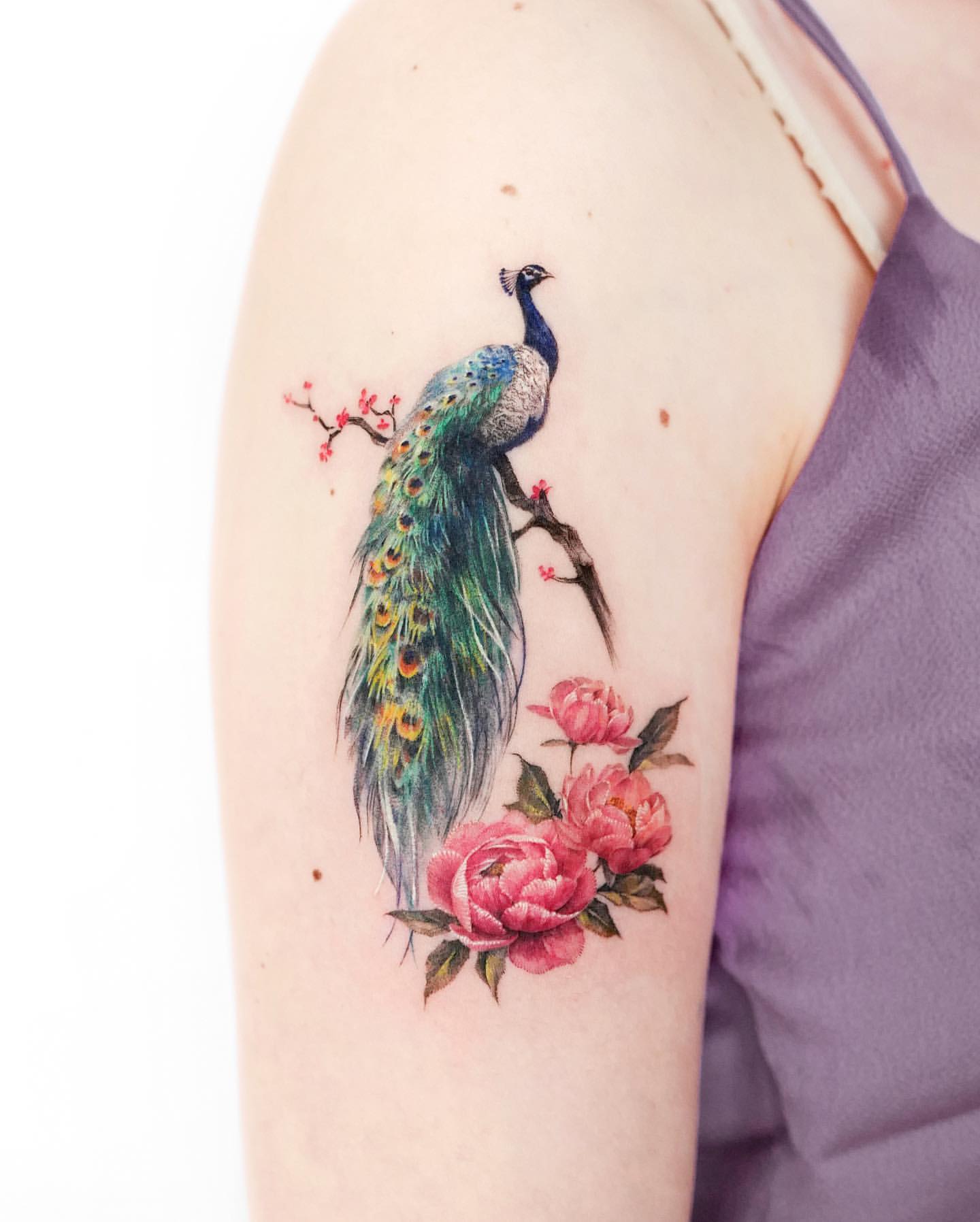 Peacock Tattoo Ideas 32