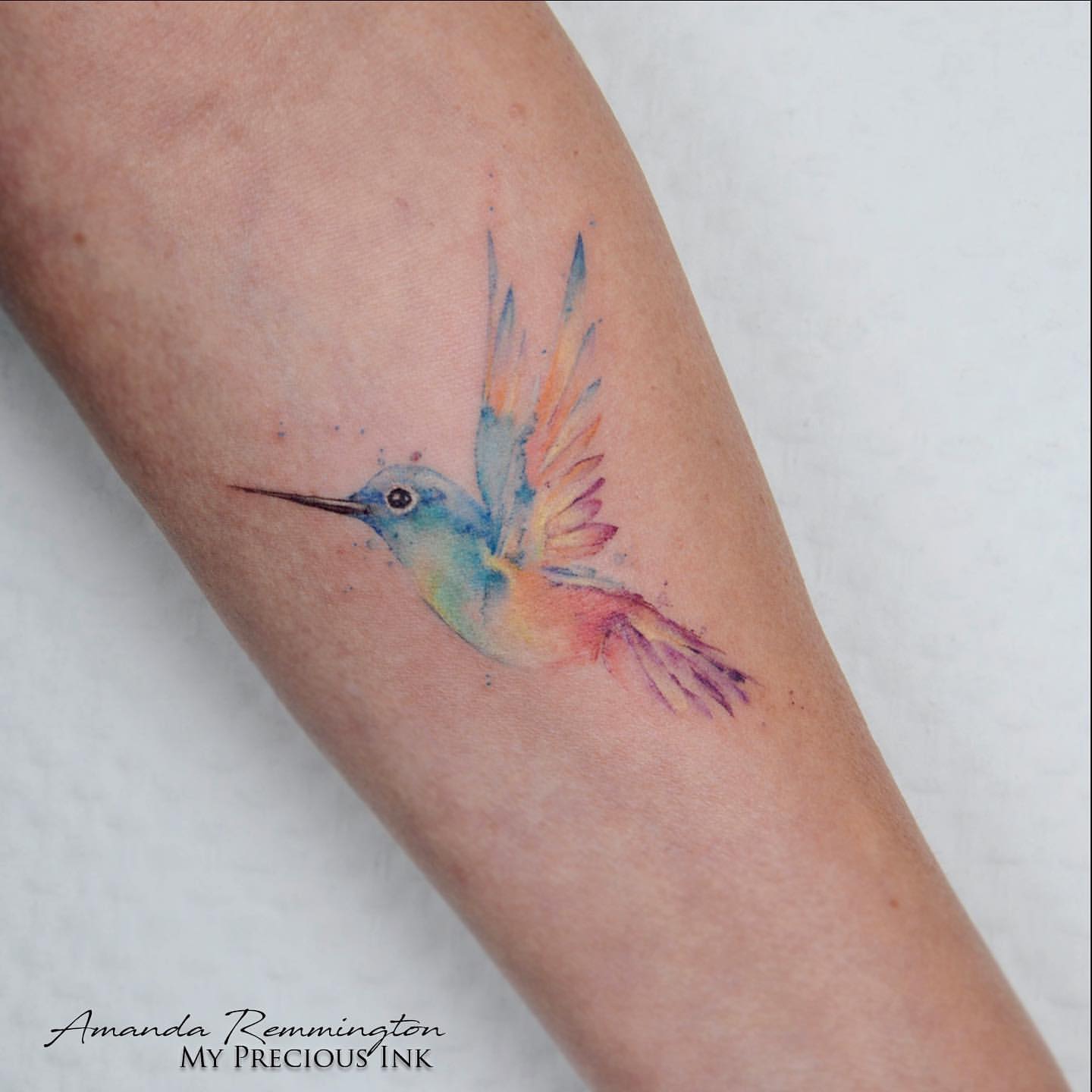 Hummingbird Tattoo Ideas 50