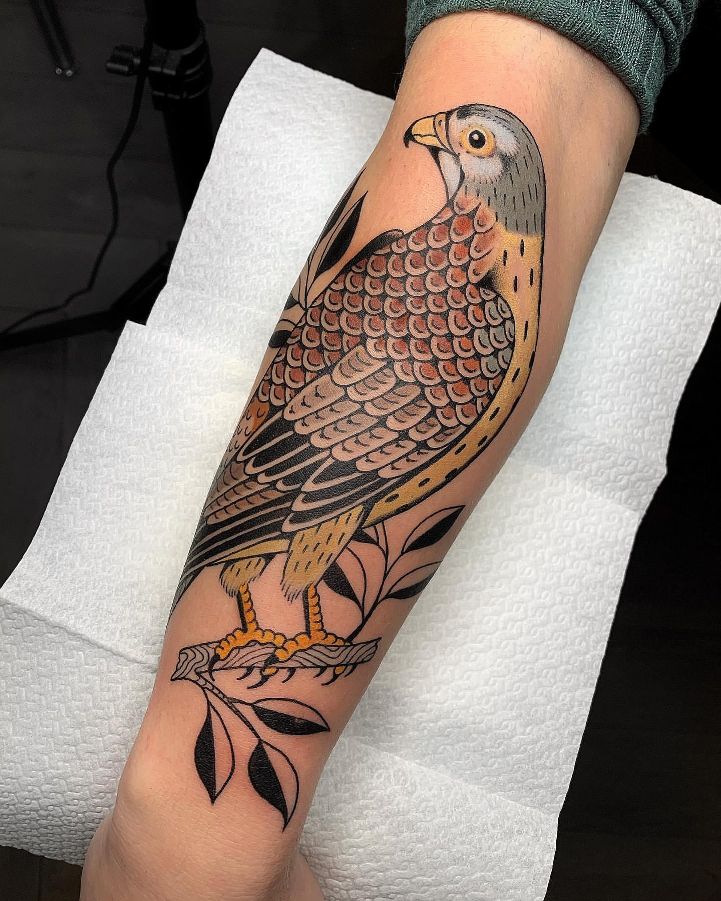 Hawk Tattoo Ideas 40