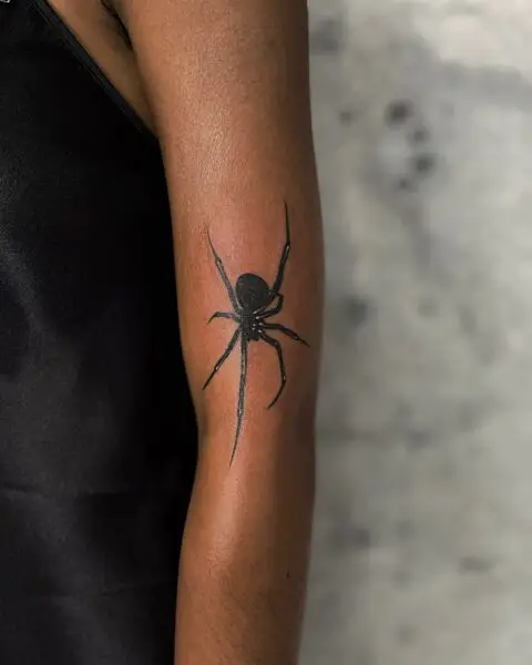 30 Dark & Scary Spider Tattoo Ideas for Men & Women in 2024