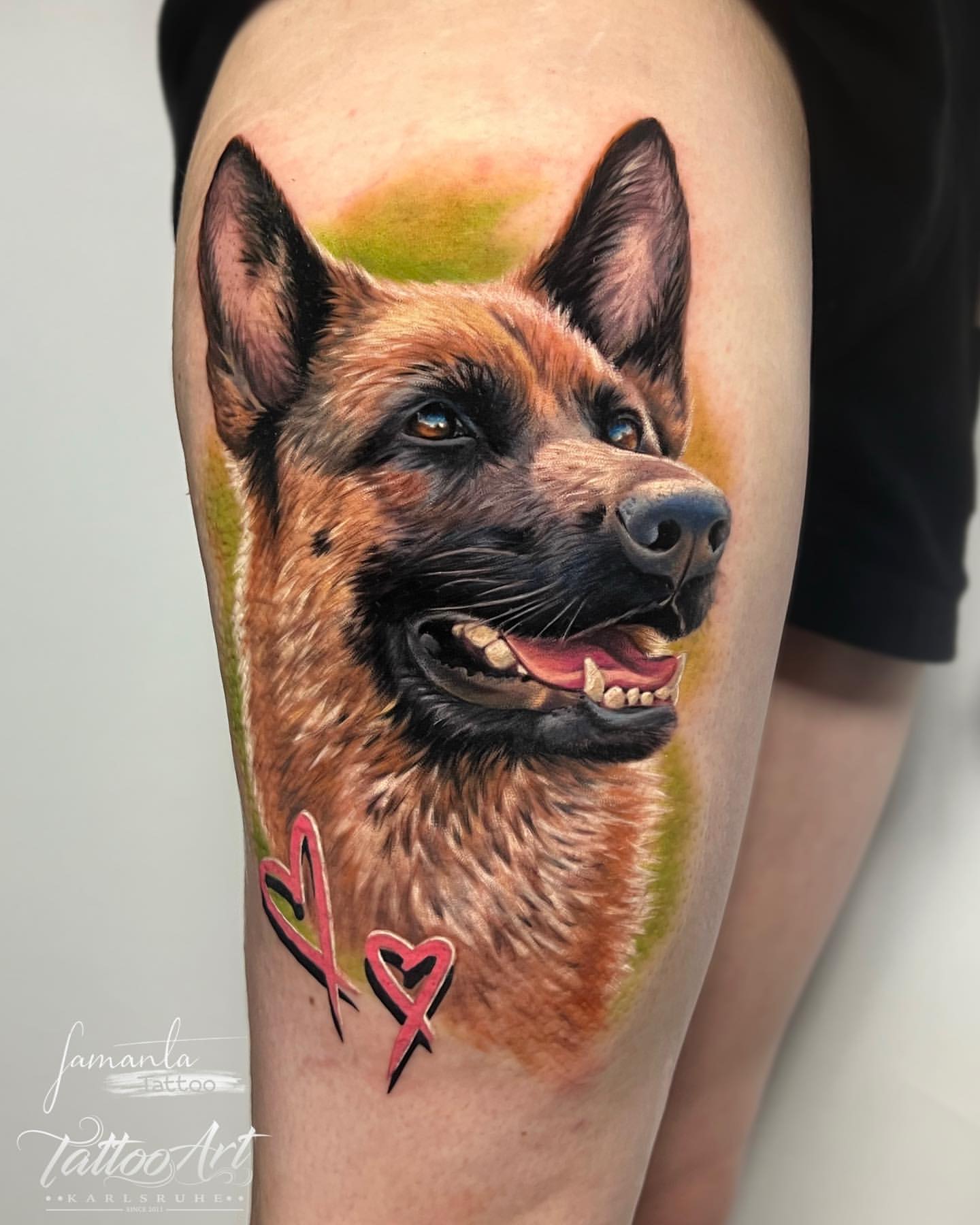 14 Gorgeous German Shepherd Tattoo Designs  PetPress