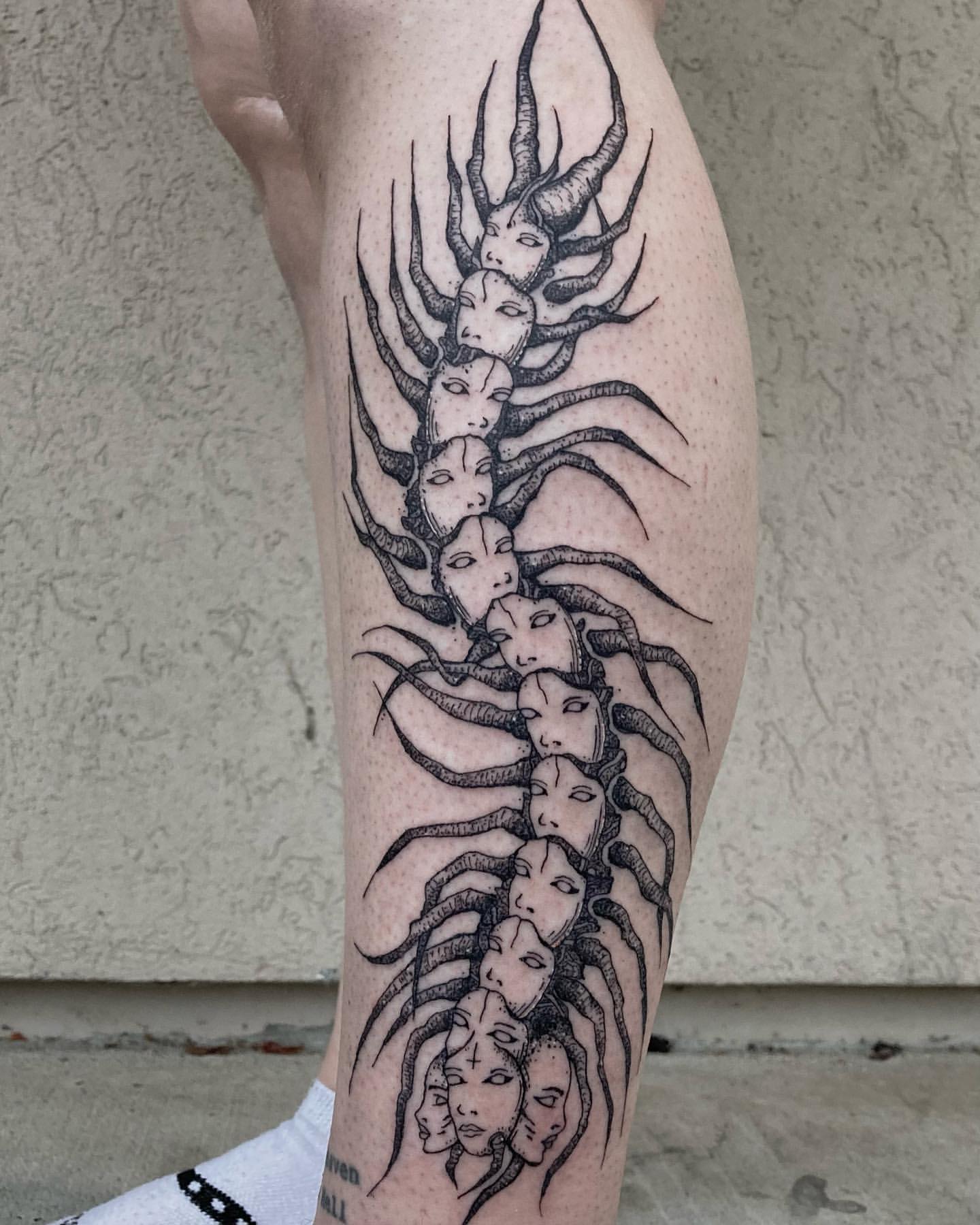 Centipede Tattoo Ideas 18