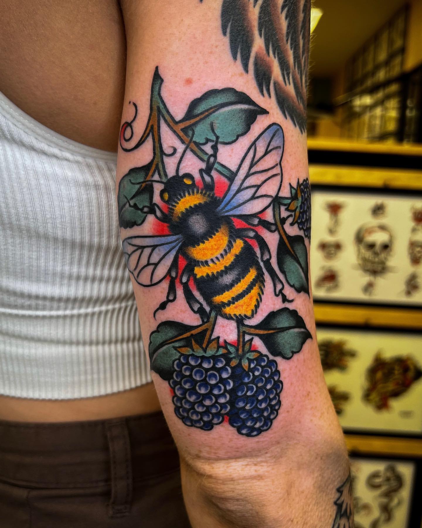 Bee Tattoo Ideas 27