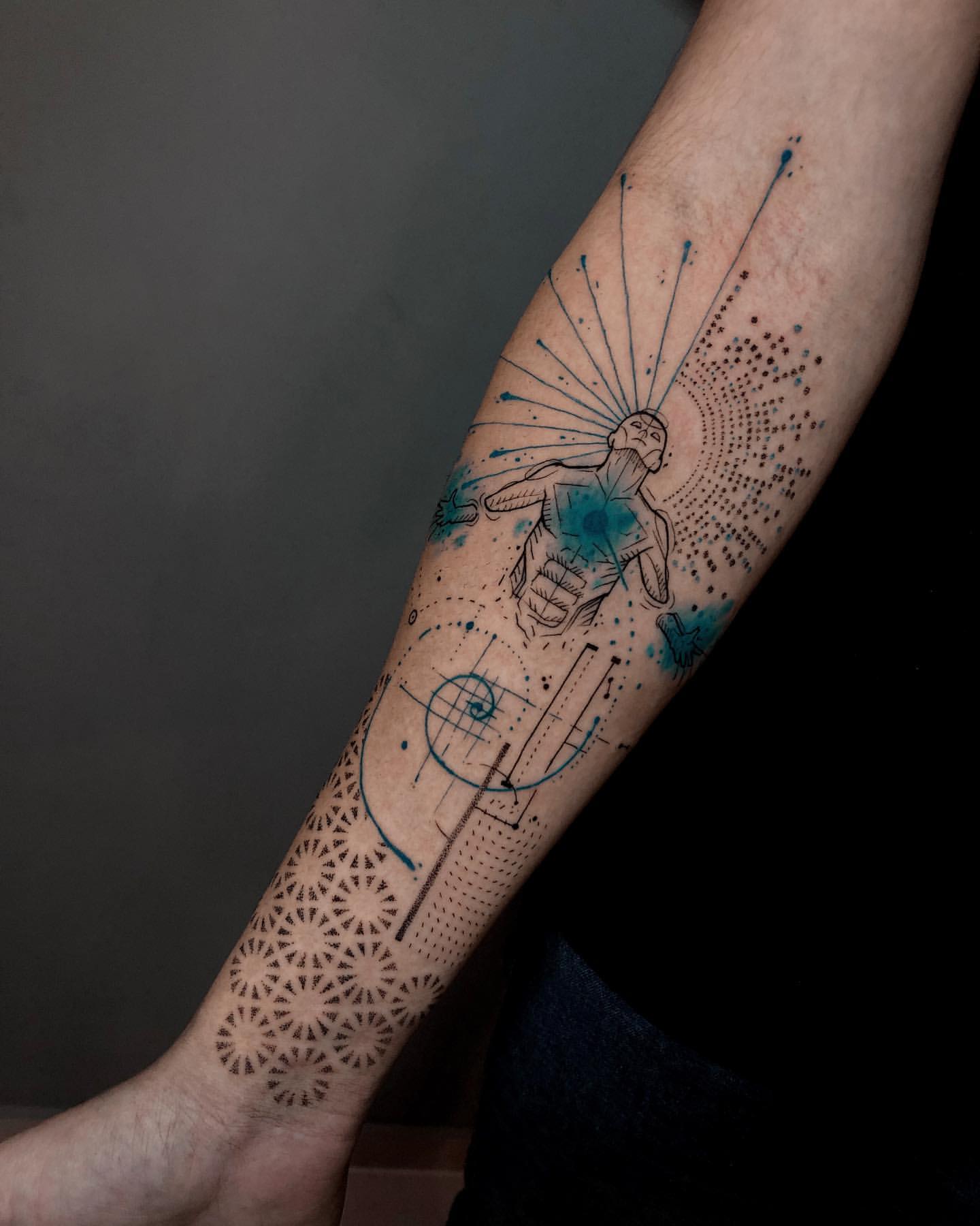 Premium Vector | Handdrawing vector illustration retro alien space tattoo