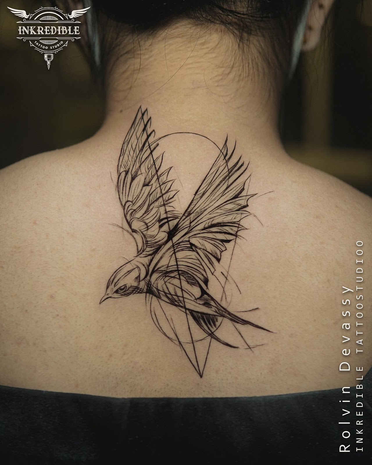 Sparrow Tattoo Ideas 13