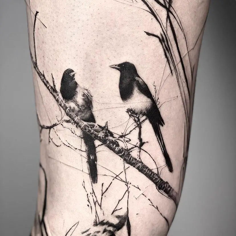 Sparrow Tattoo Ideas 10