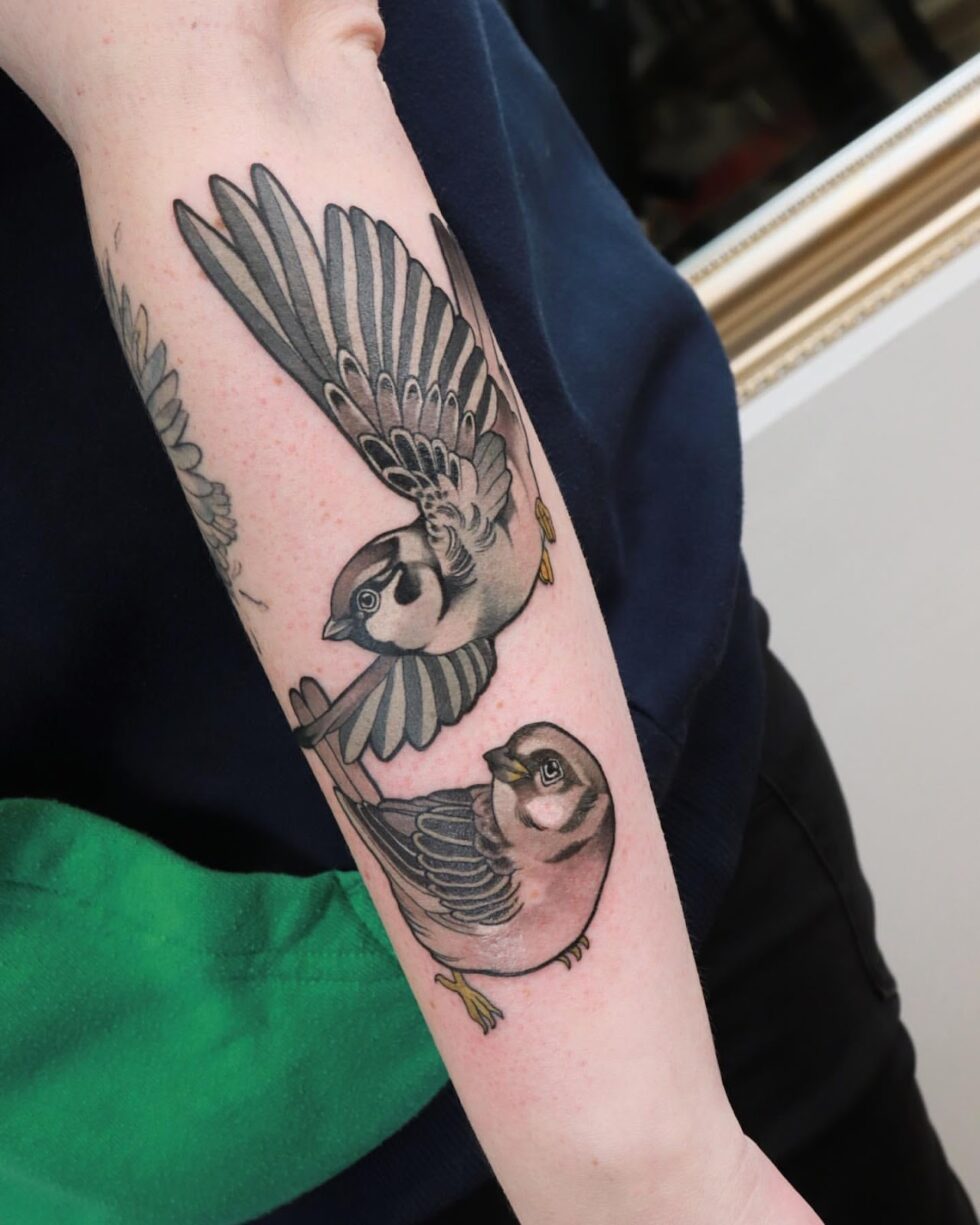 40+ Sparrow Tattoo Ideas to Help You Take Flight in 2024