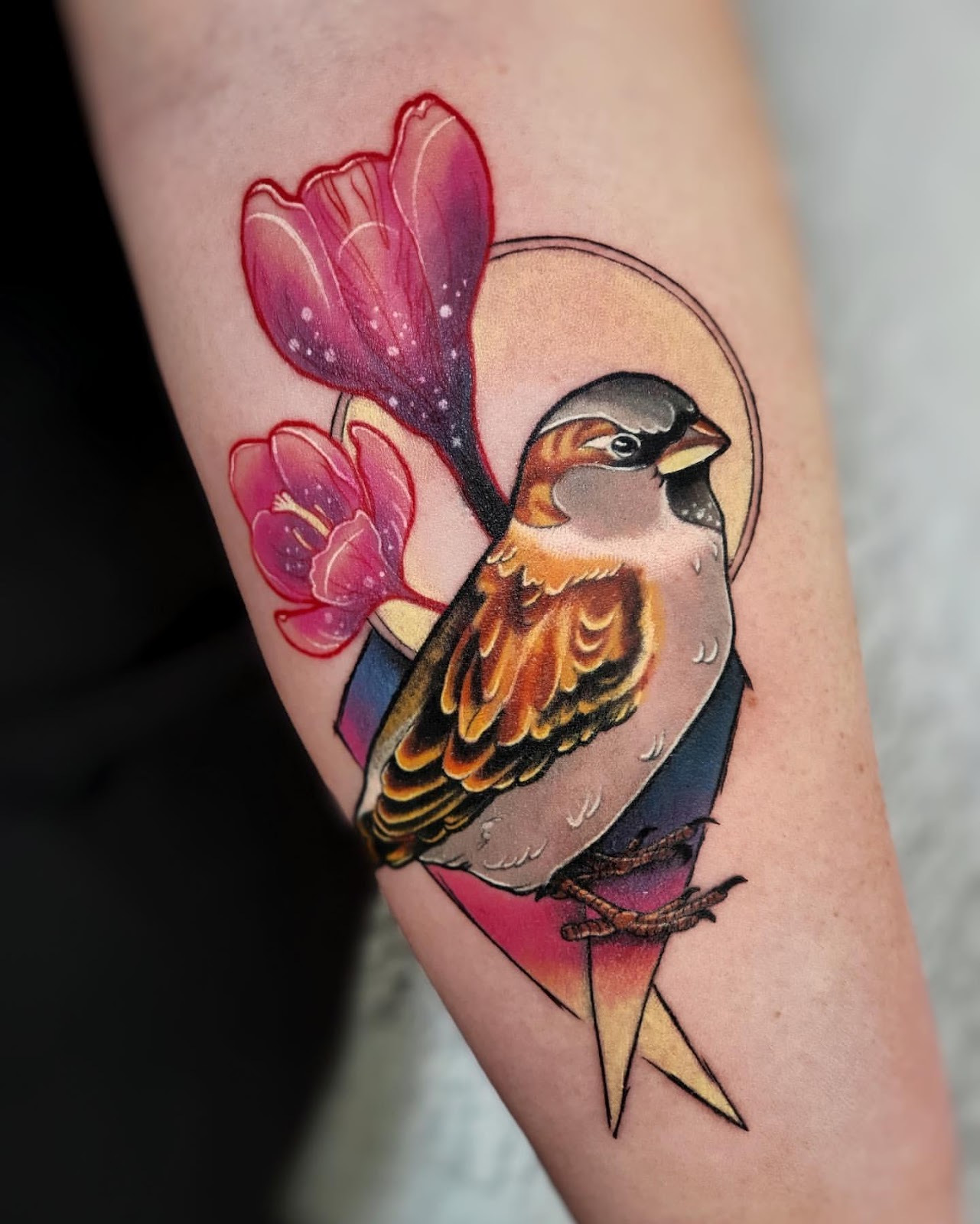 Sparrow Tattoo Ideas 28
