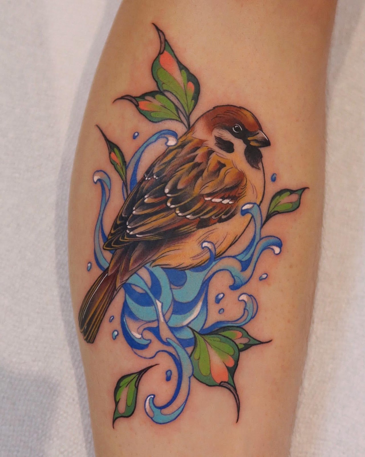 Sparrow Tattoo Ideas 19
