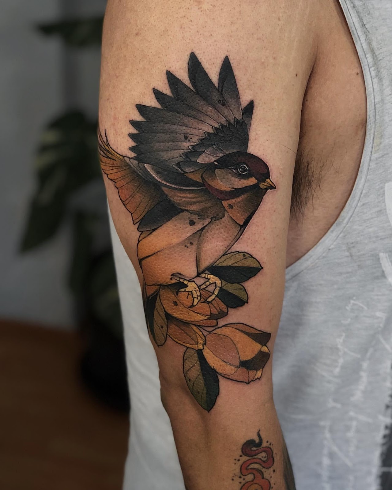 Sparrow Tattoo Ideas 24