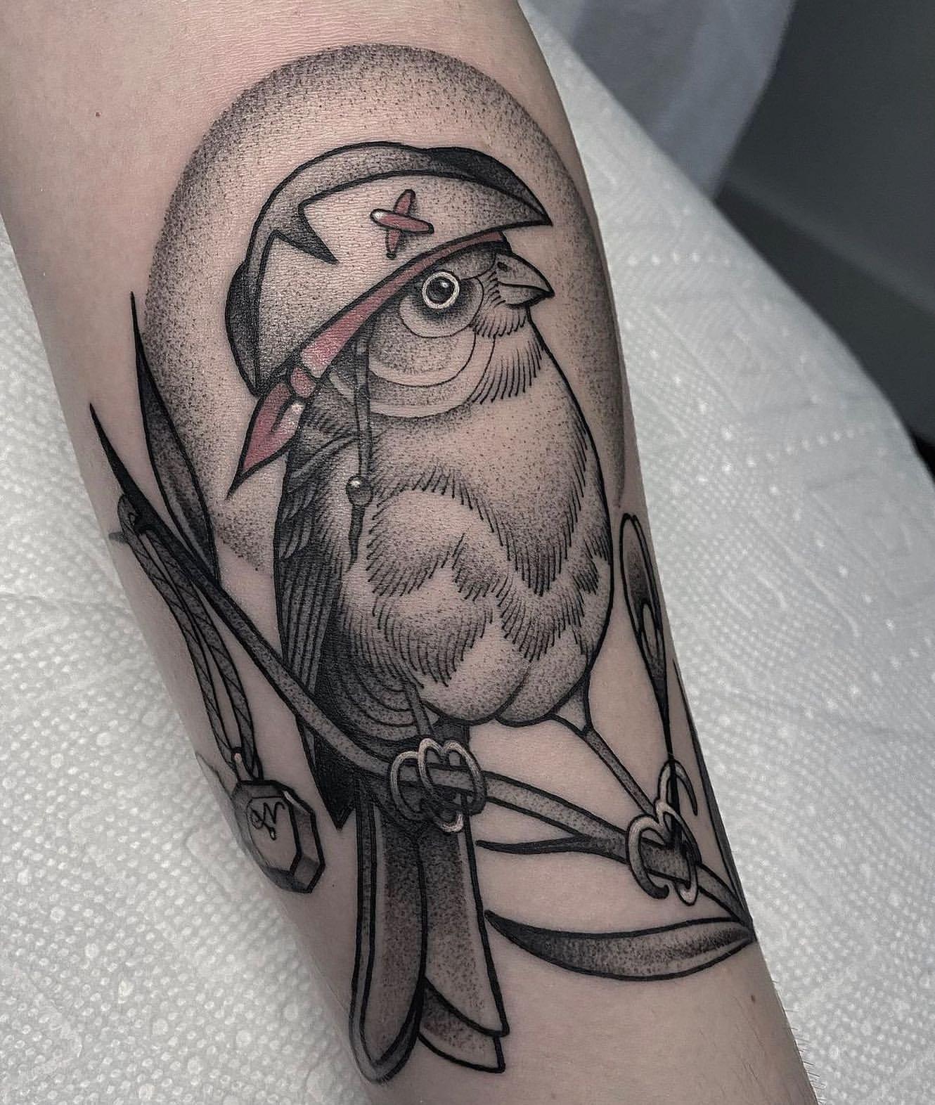 Sparrow Tattoo Ideas 30