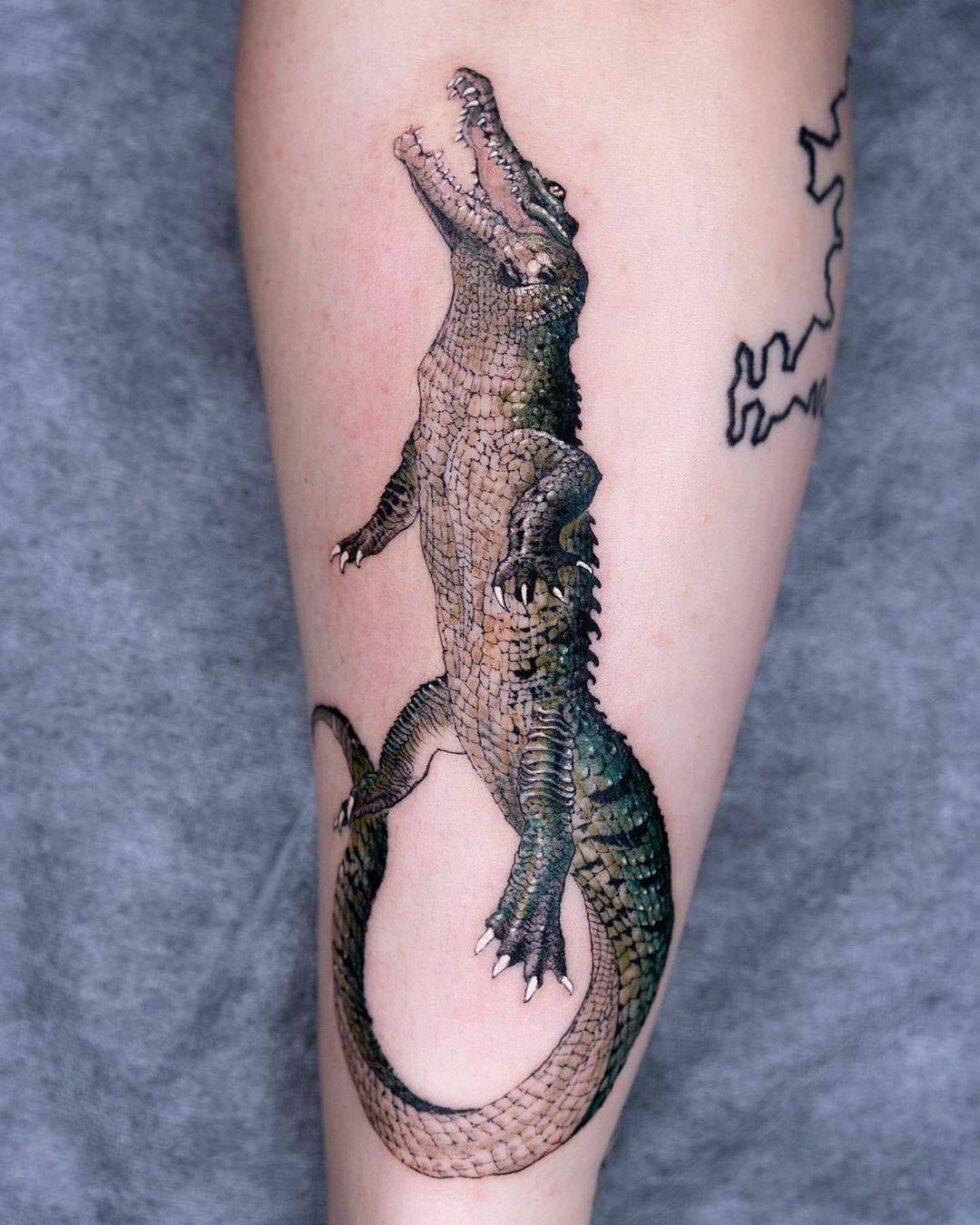 28 Awesome Alligator Tattoo Ideas for Men & Women in 2024
