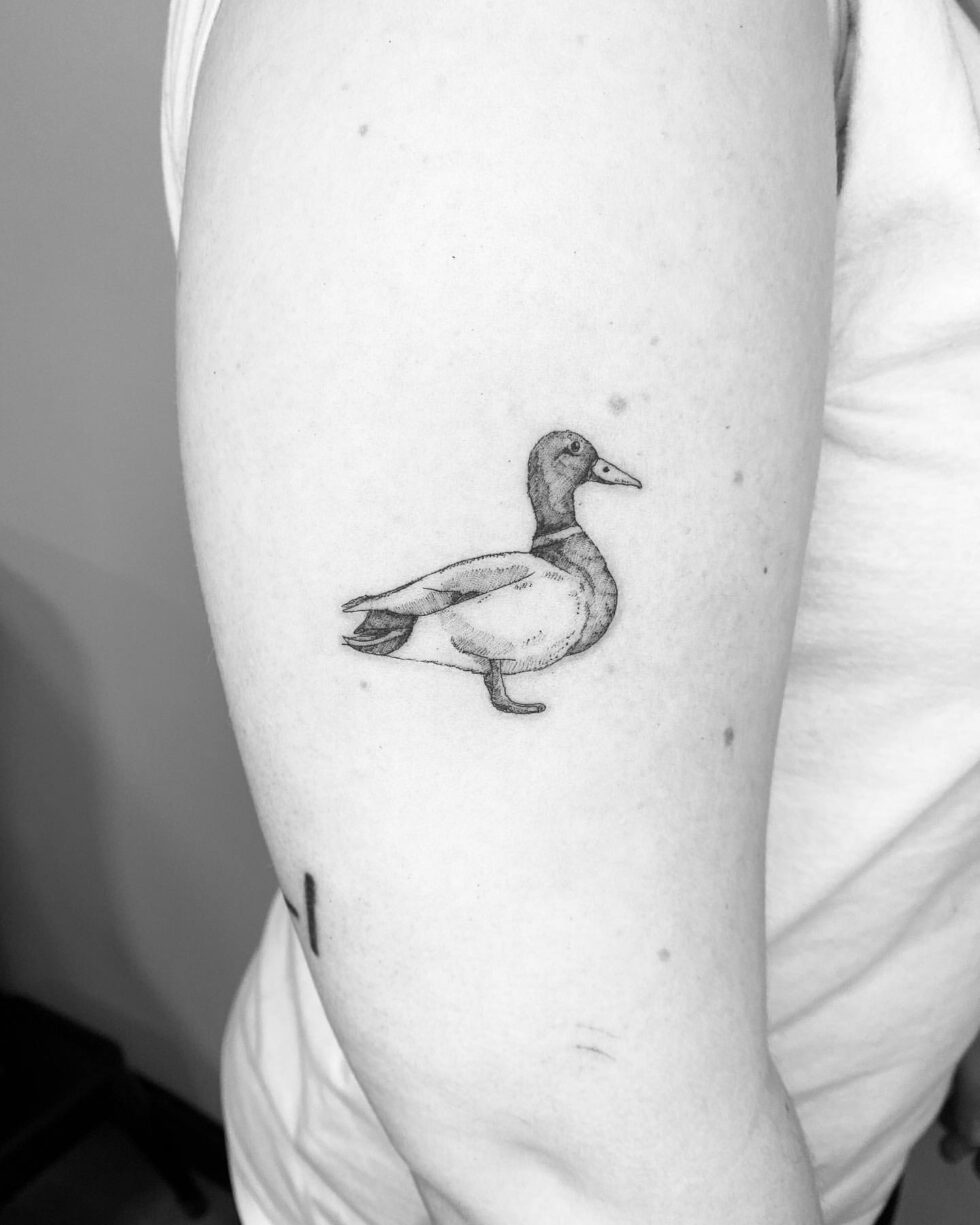 30 Delightful Duck Tattoo Ideas For Men & Women In 2024